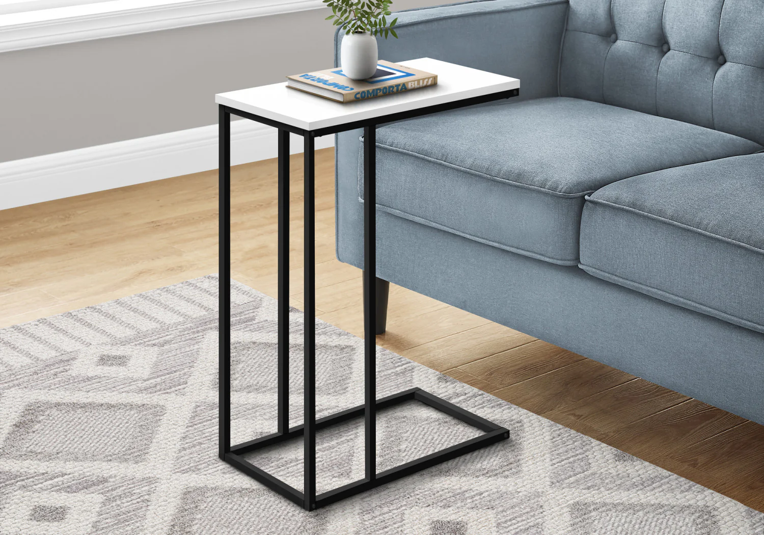 Calix Side Table - White - Image 2