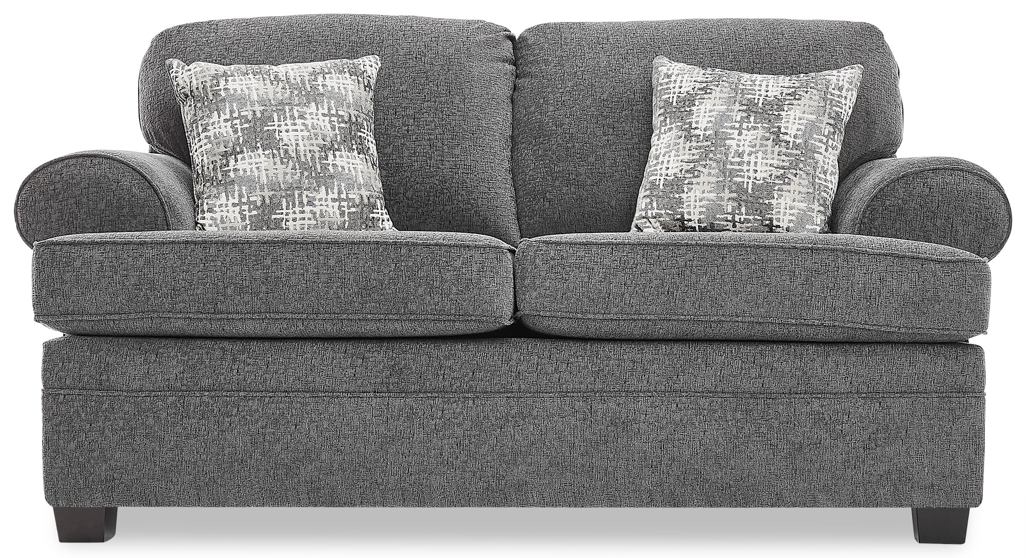 Calliope Sofa, Loveseat and Chair Set - Smoke - Image 5