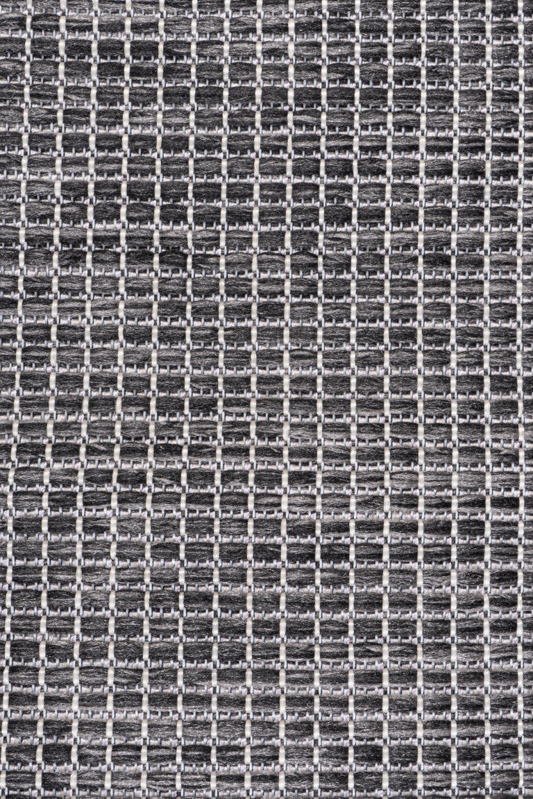 Calypso Crosshatch Outdoor Rug - 8' x 10' - Grey - Image 3