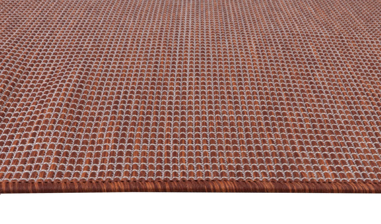 Calypso Crosshatch Outdoor Rug - 8' x 10' - Red - Image 3