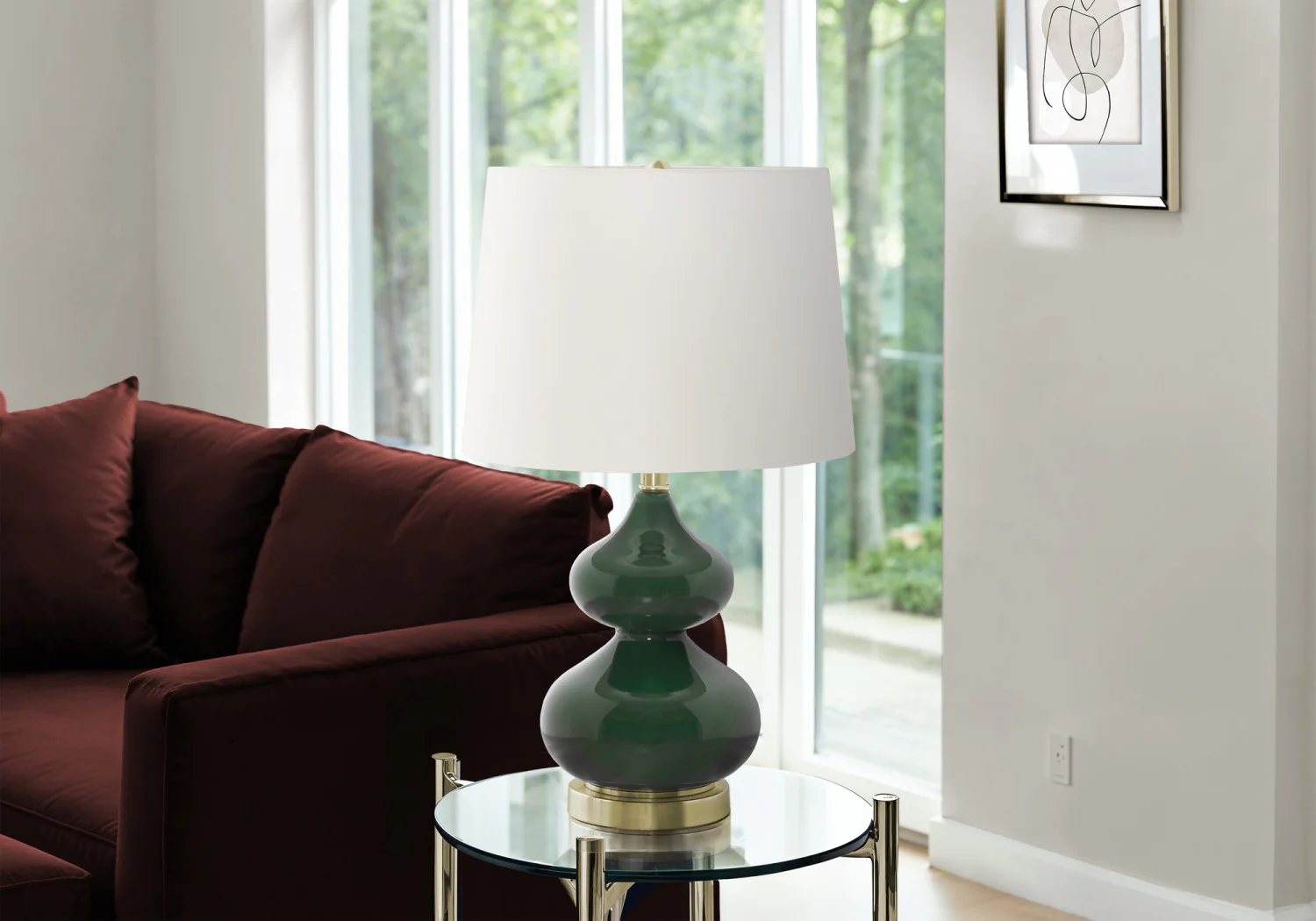 Camden Table Lamp - Green - Image 2