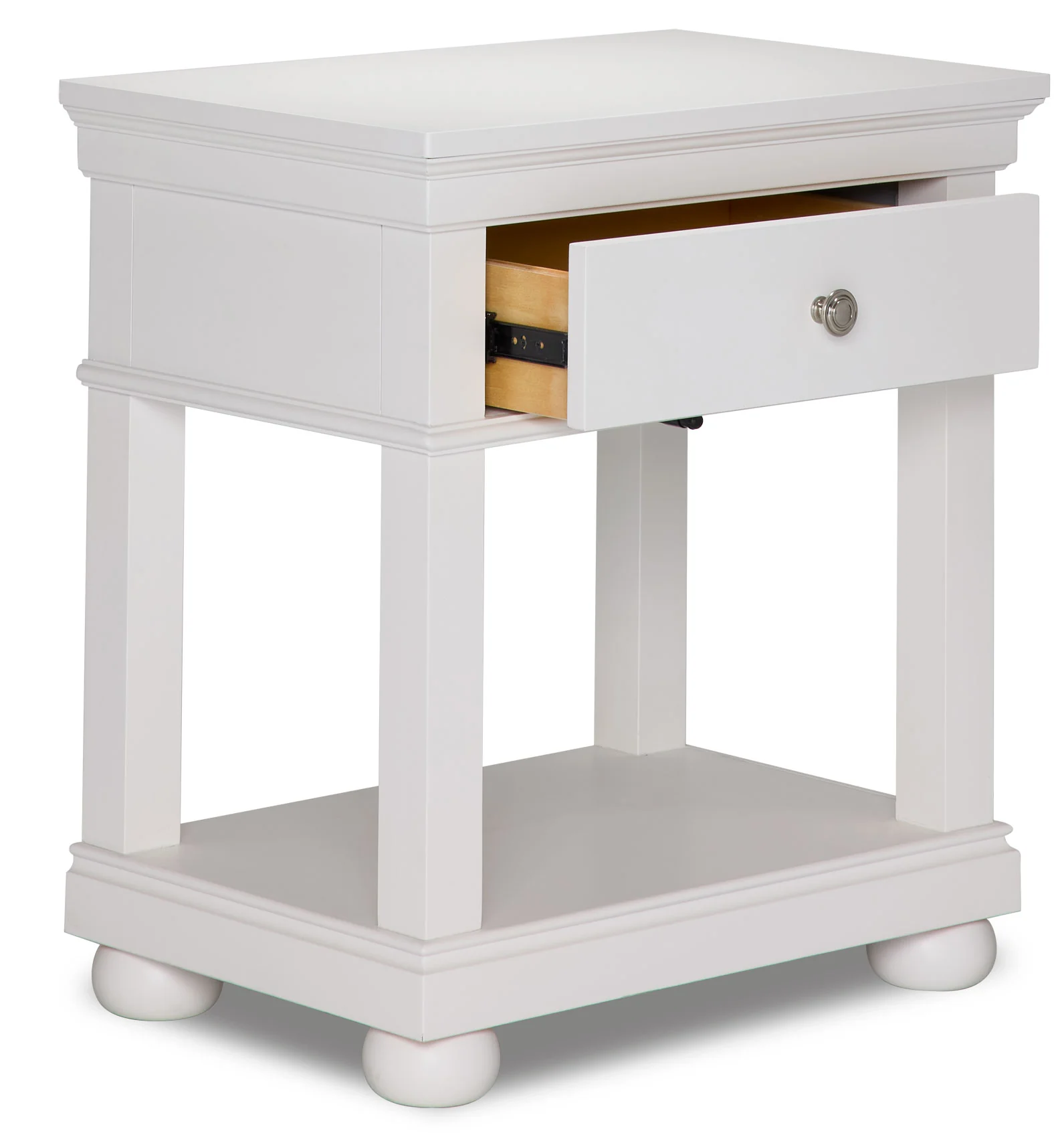 Canterbury Night Table - Natural White - Image 3