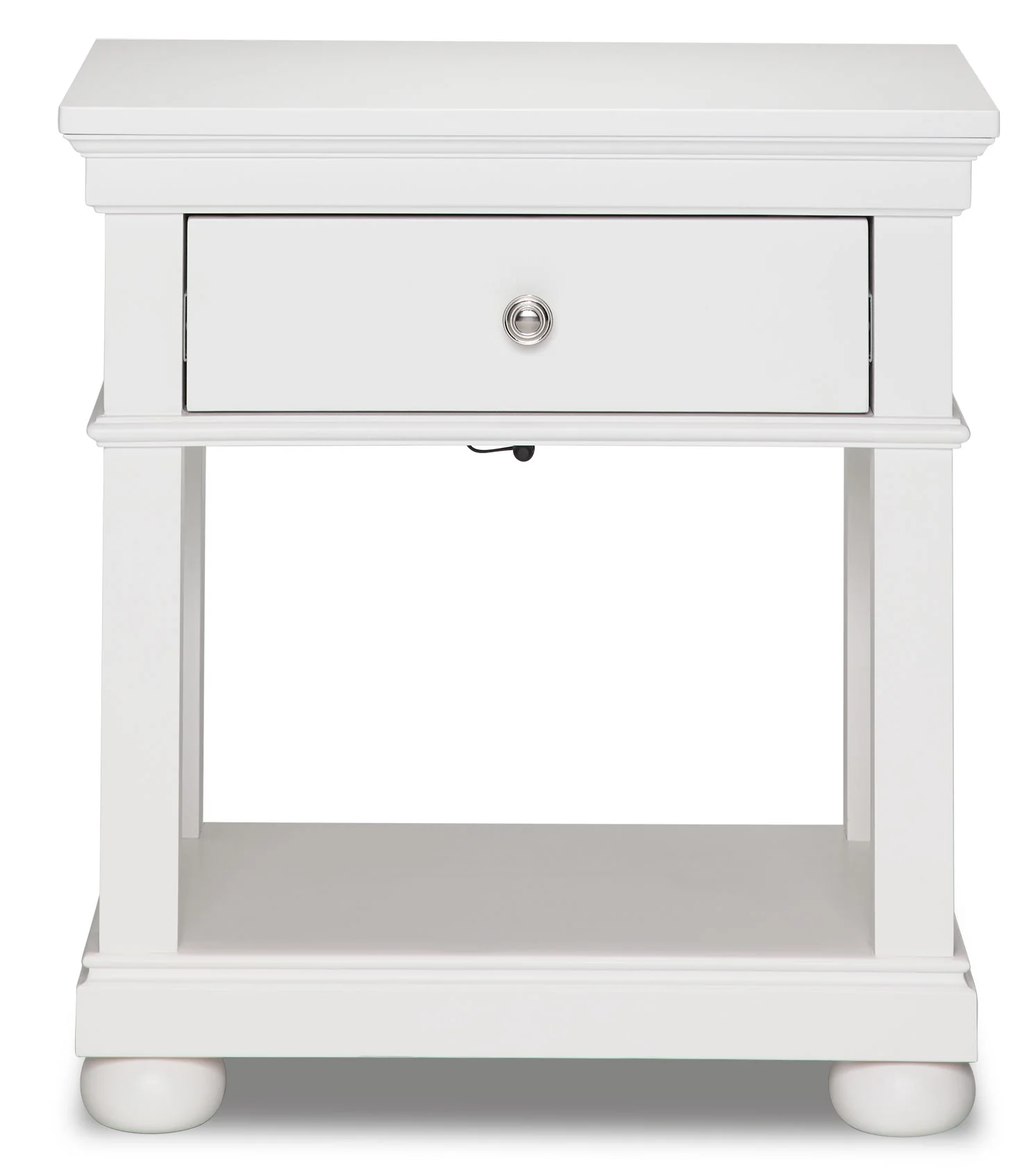 Canterbury Night Table - Natural White - Image 4