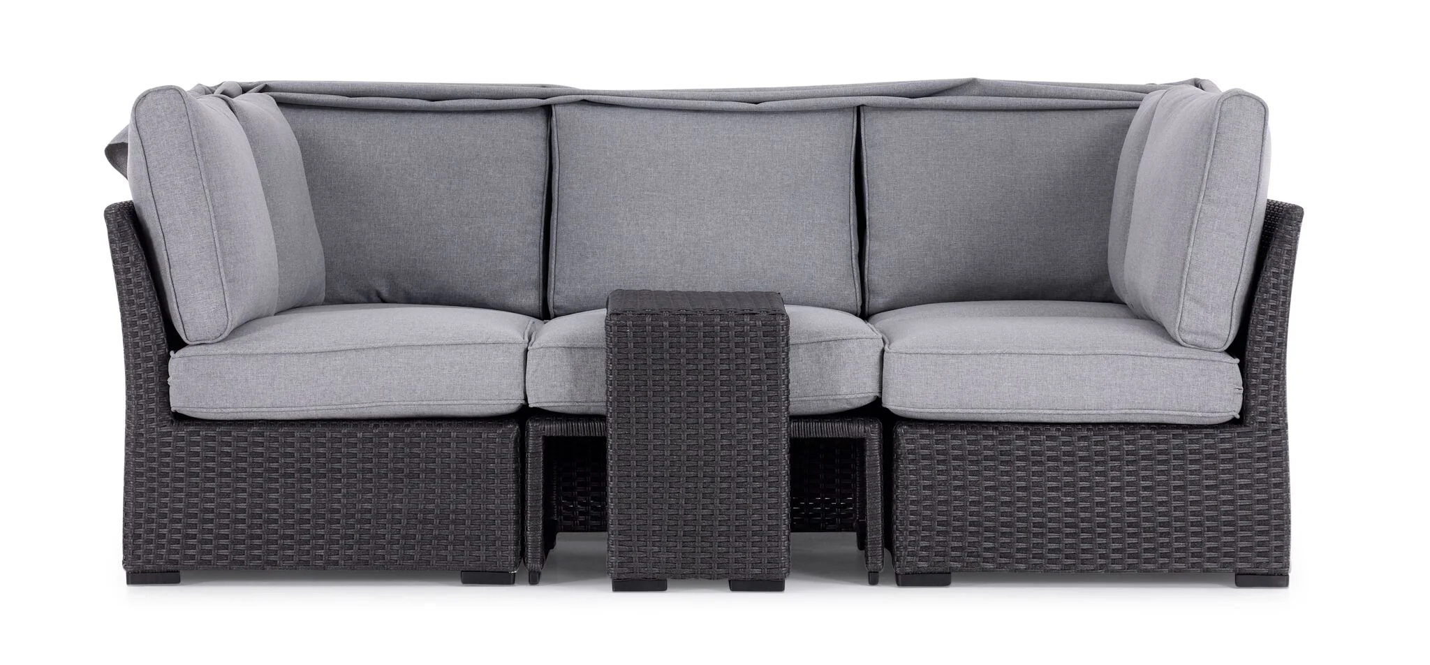 Caprie Outdoor Day Bed - Black, Grey - Image 3