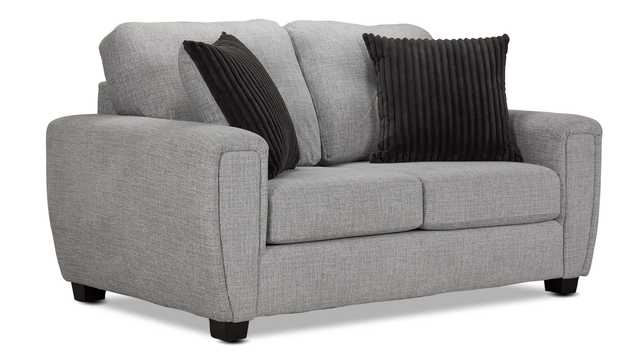Carolina Sofa and Loveseat Set - Light Grey - Image 3