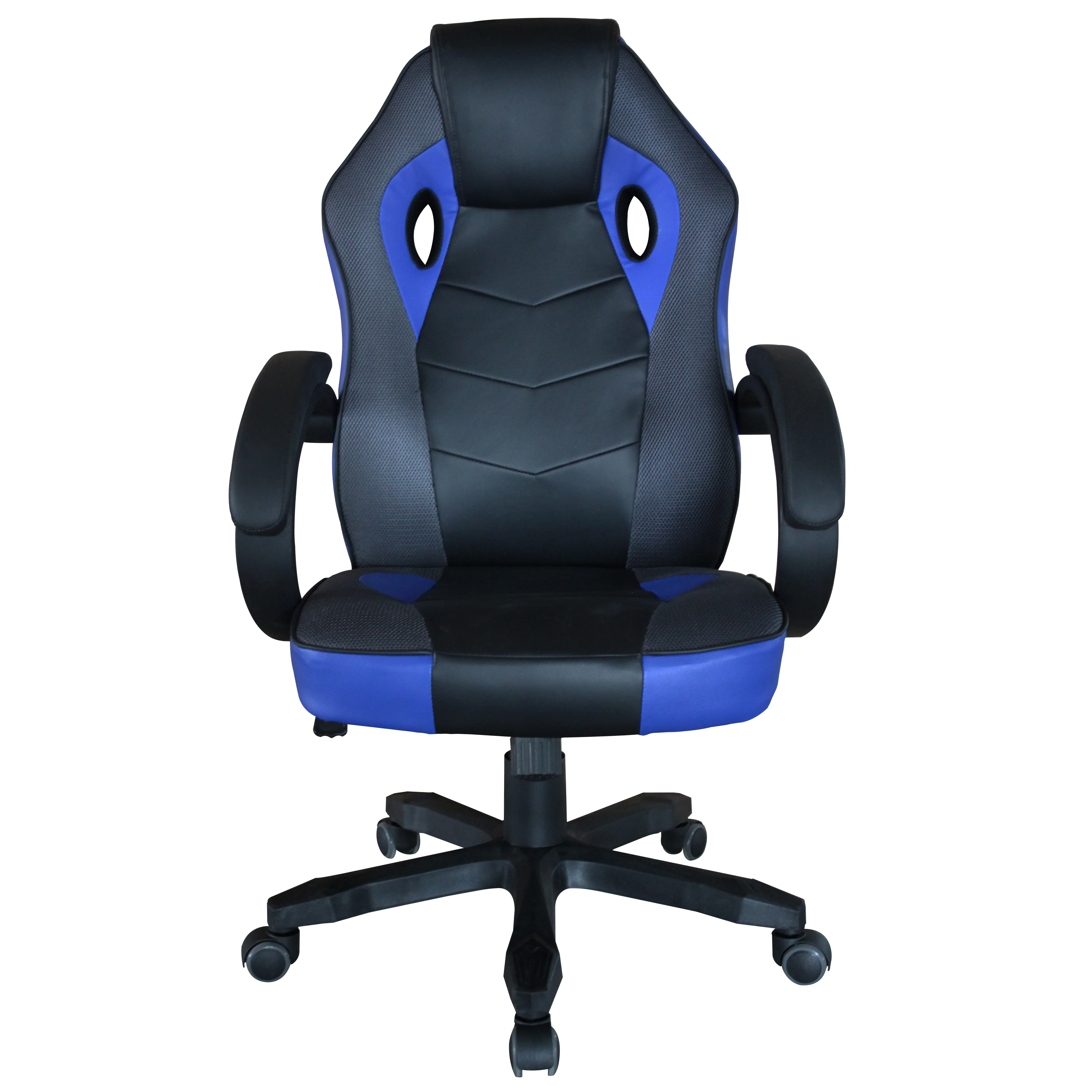 Carter Office Chair - Blue and Black - Image 2