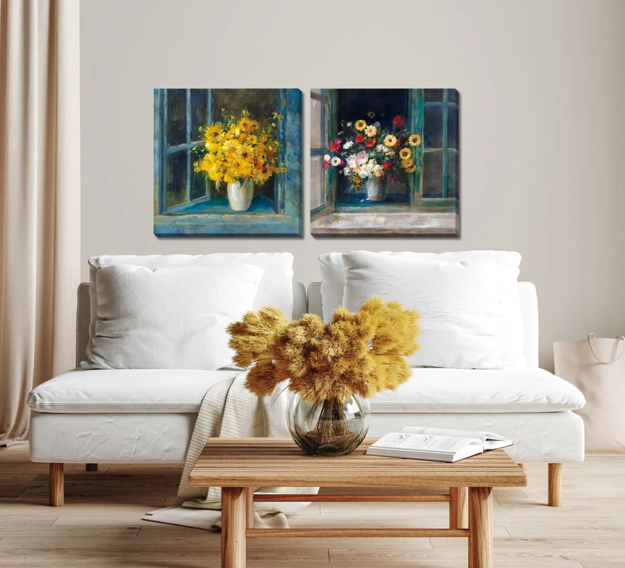 Catch Some Rays Wall Art - Yellow/Blue - 24 X 24 - Image 2