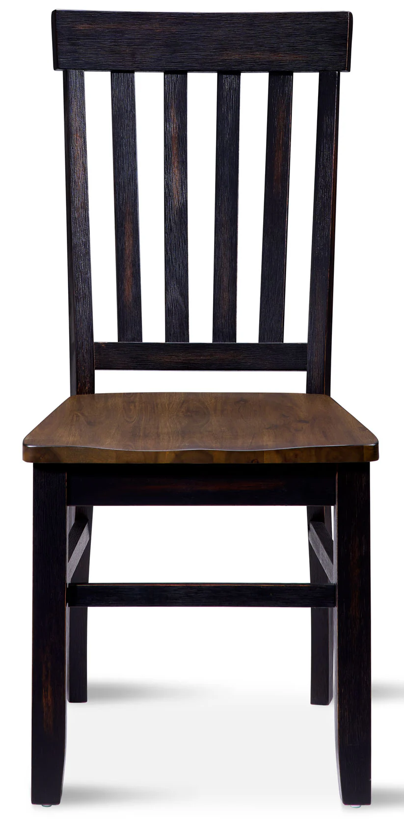 Caylie Noir Side Chair - Ebony, Driftwood - Image 2