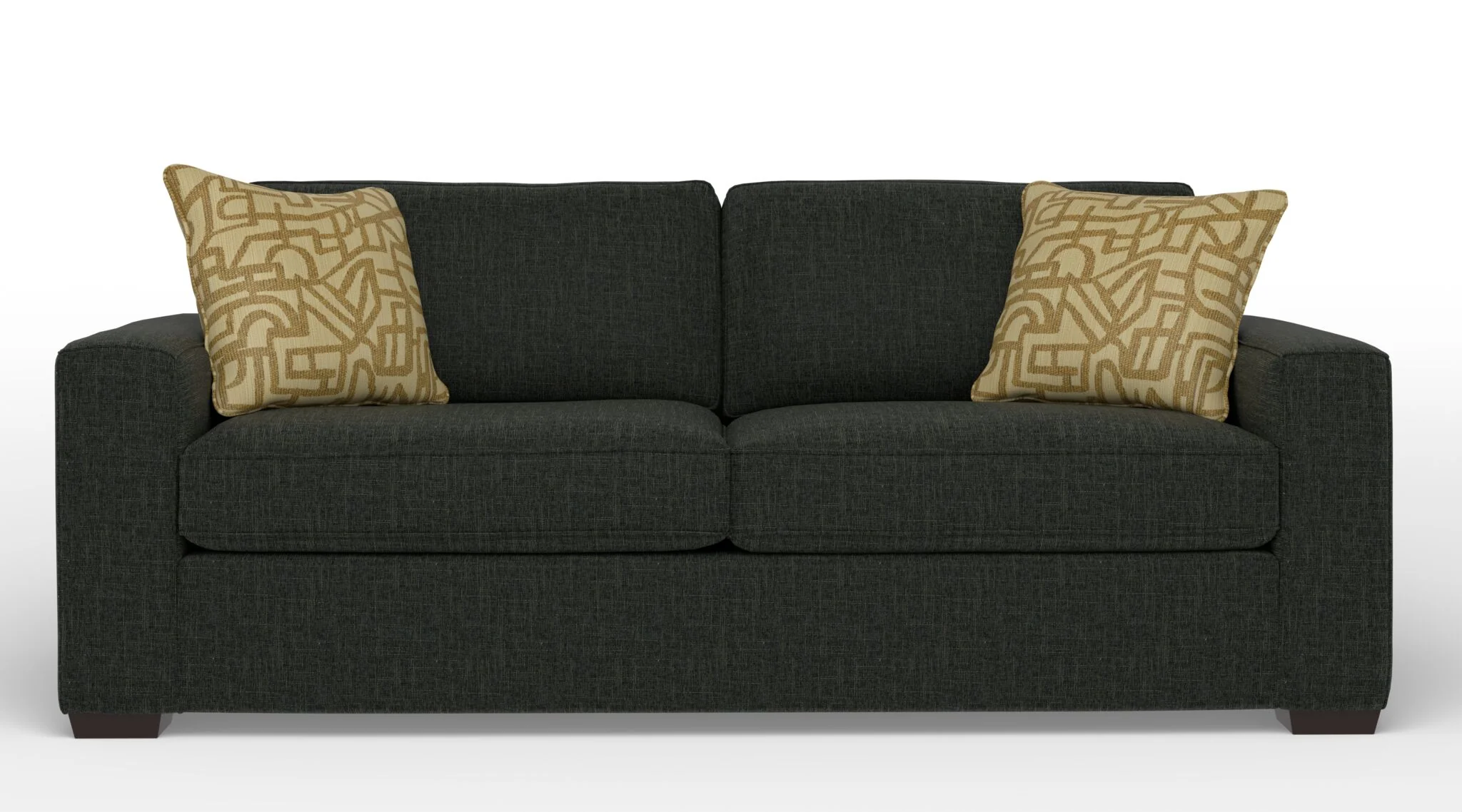 Celeste Queen Sofa Bed with Innerspring Mattress - Bondi Dark Grey - Image 2