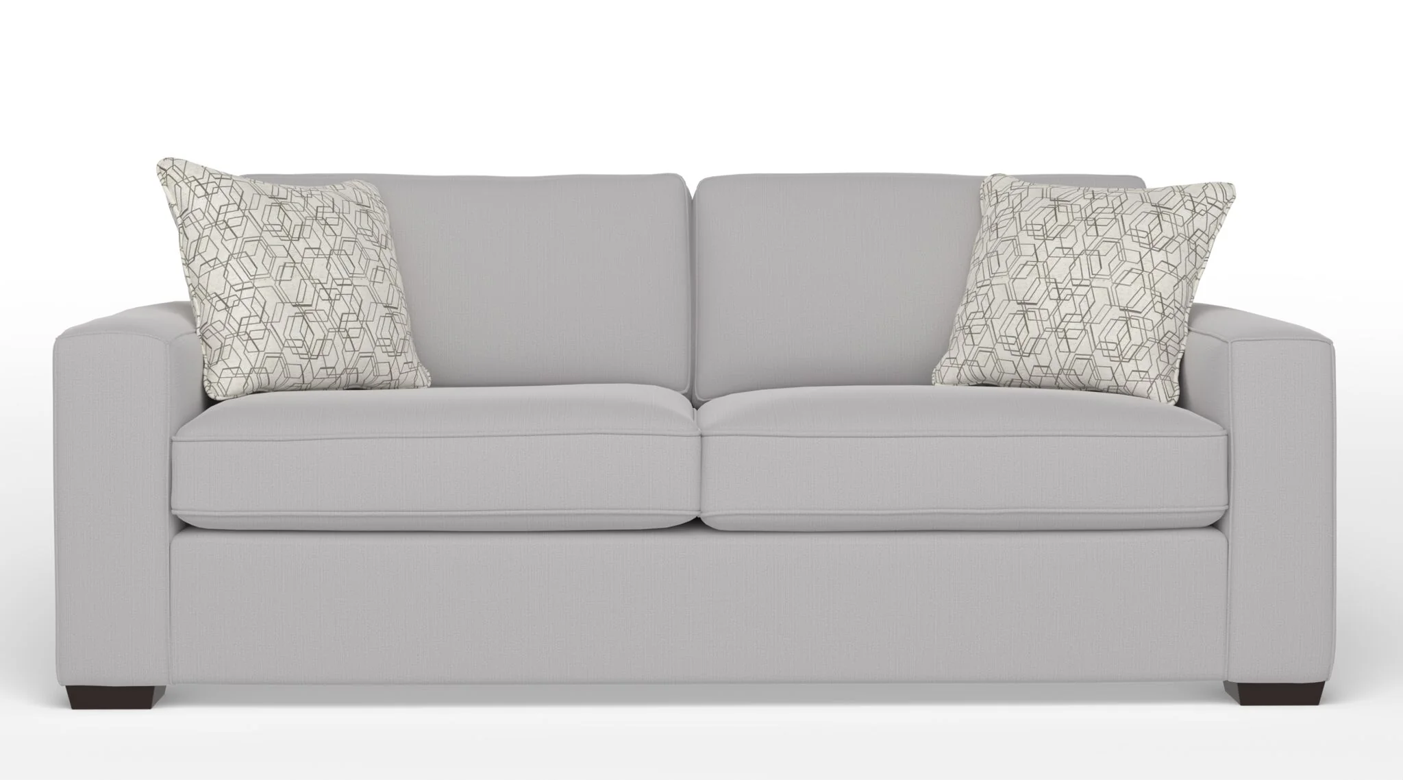 Celeste Queen Sofa Bed with Innerspring Mattress - Smoke Light Grey - Image 2