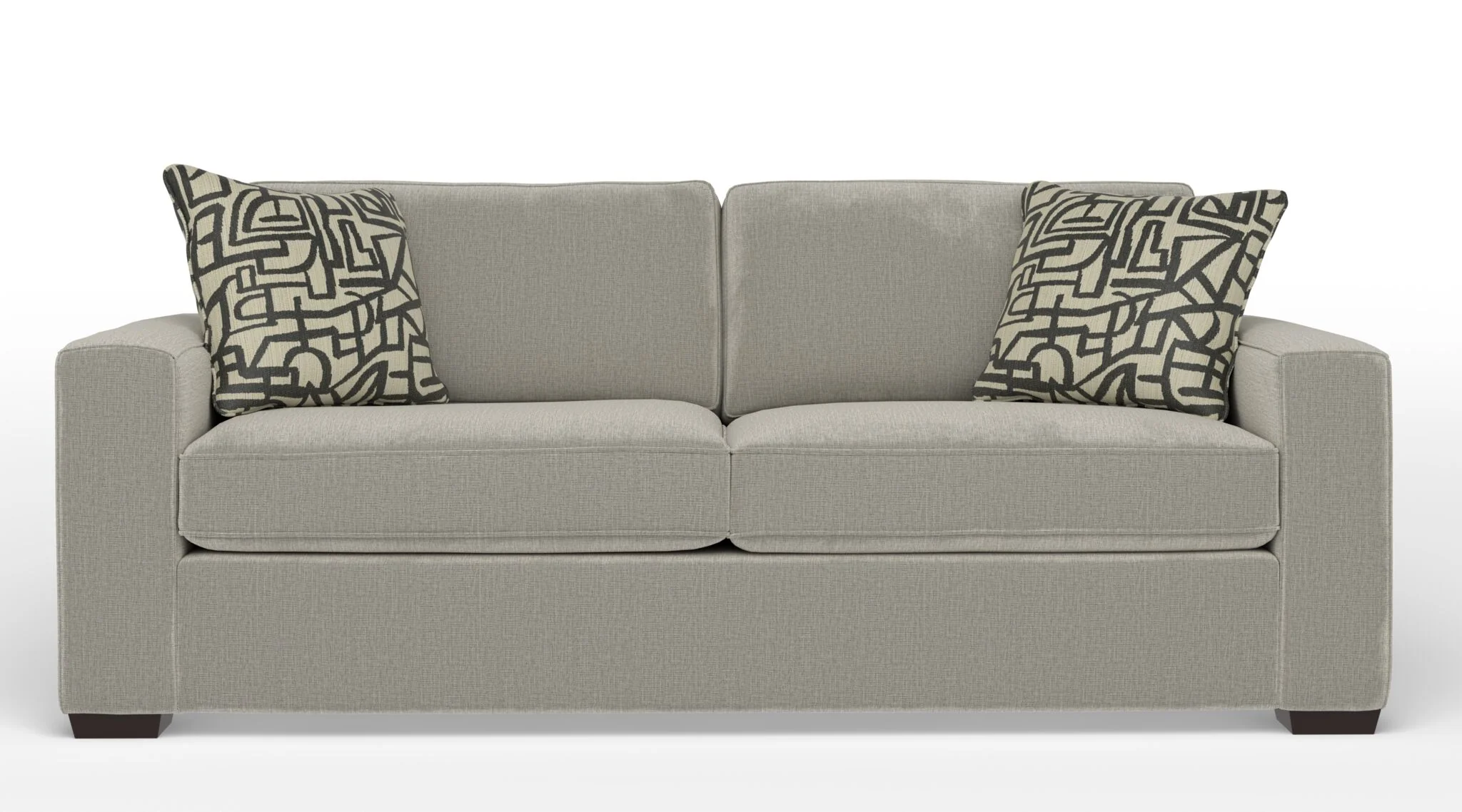 Celeste Queen Sofa Bed with Innerspring Mattress - Stucco Beige - Image 2