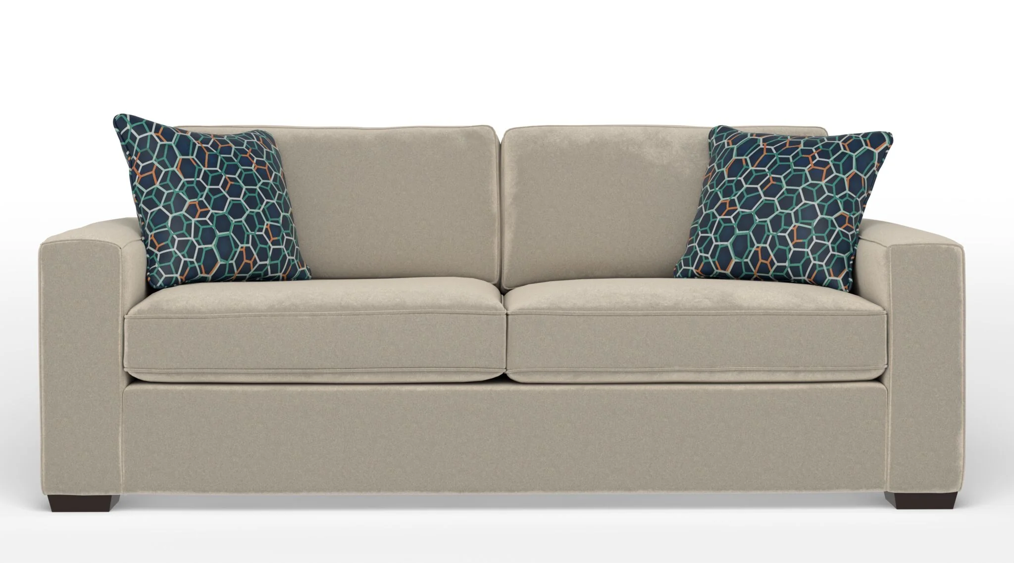 Celeste Queen Sofa Bed with Innerspring Mattress - Arlo Beige - Image 2