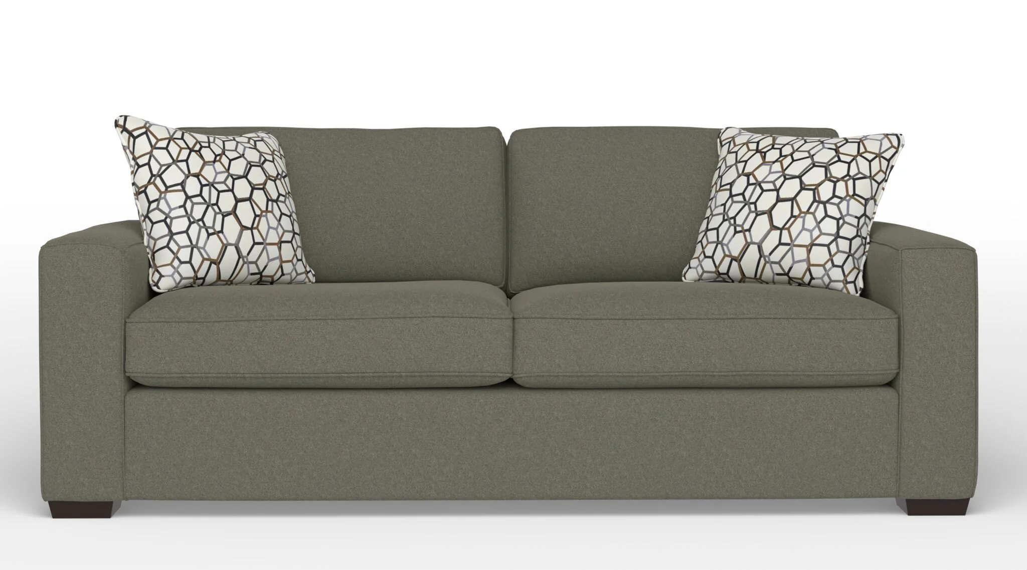 Celeste Queen Sofa Bed with Innerspring Mattress - Flax Brown - Image 2