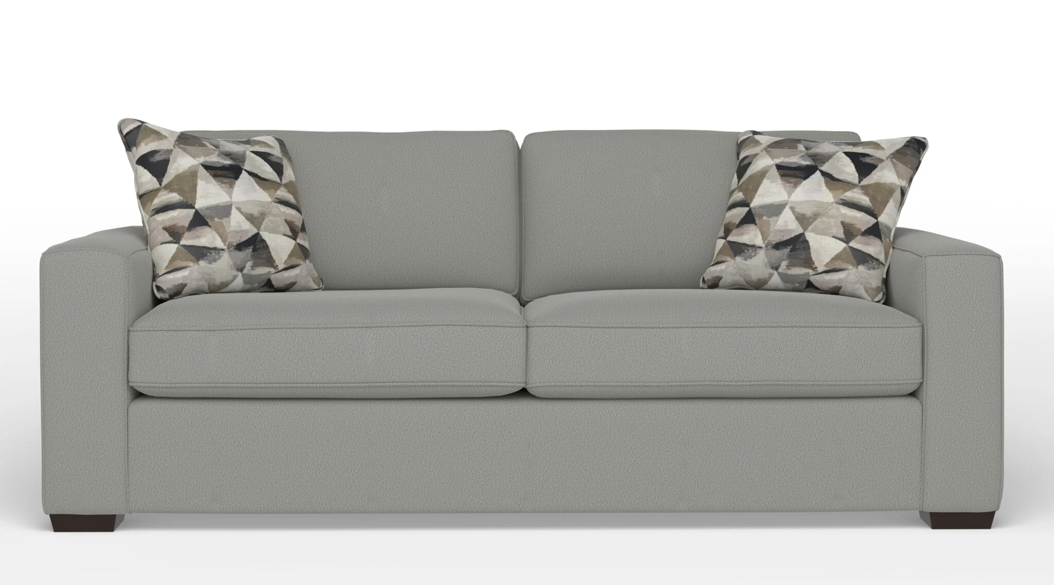 Celeste Queen Sofa Bed with Innerspring Mattress - Jacob Light Grey - Image 2