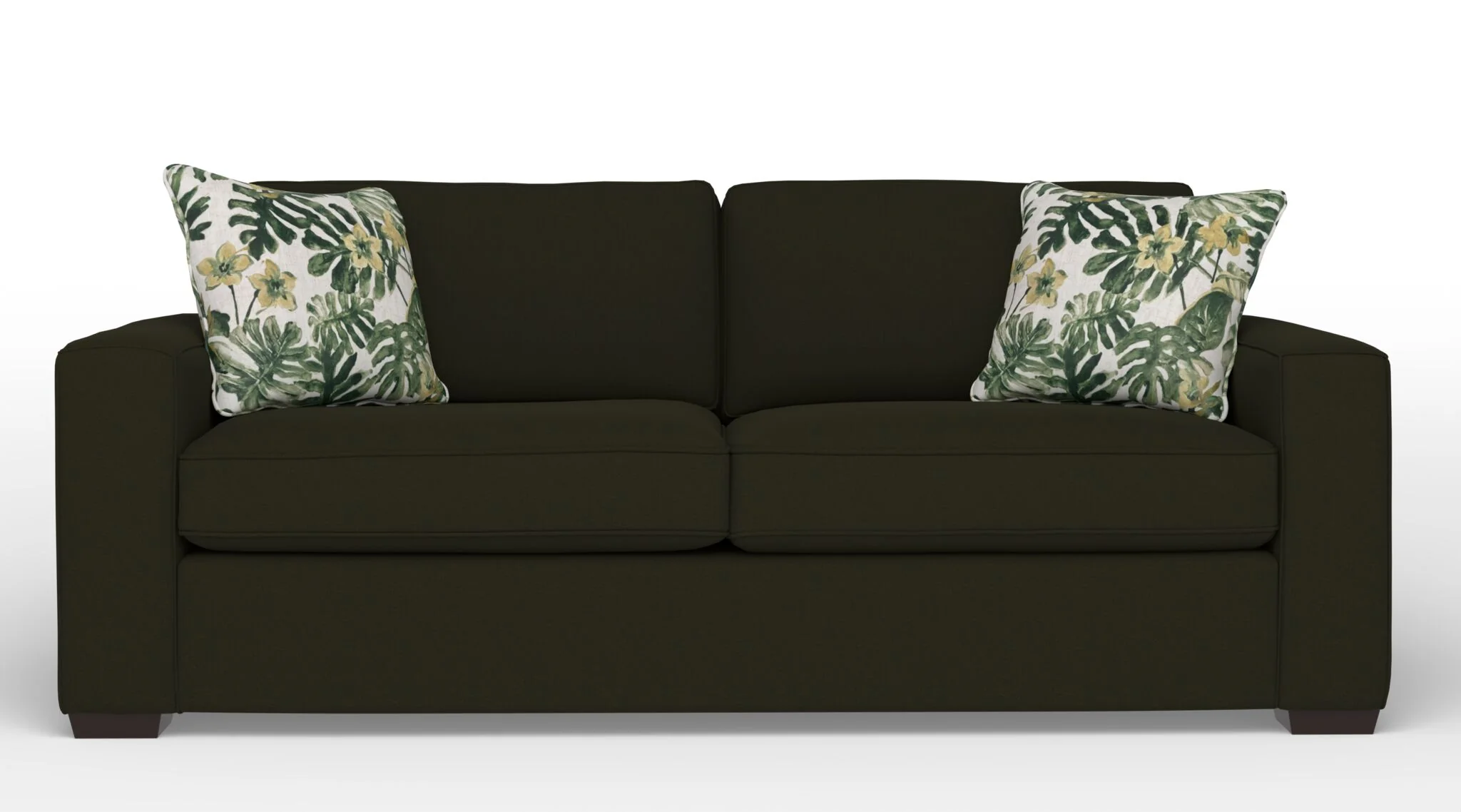 Celeste Queen Sofa Bed with Innerspring Mattress - Lido Green - Image 2