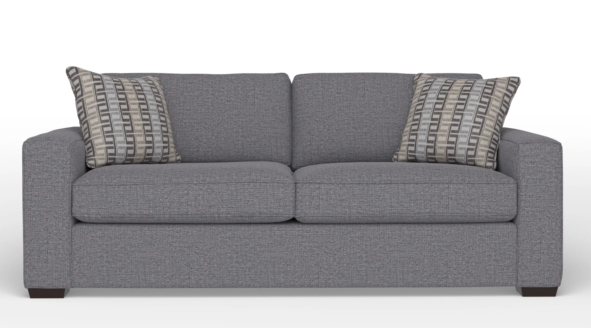 Celeste Queen Sofa Bed with Innerspring Mattress - Safari Grey - Image 2