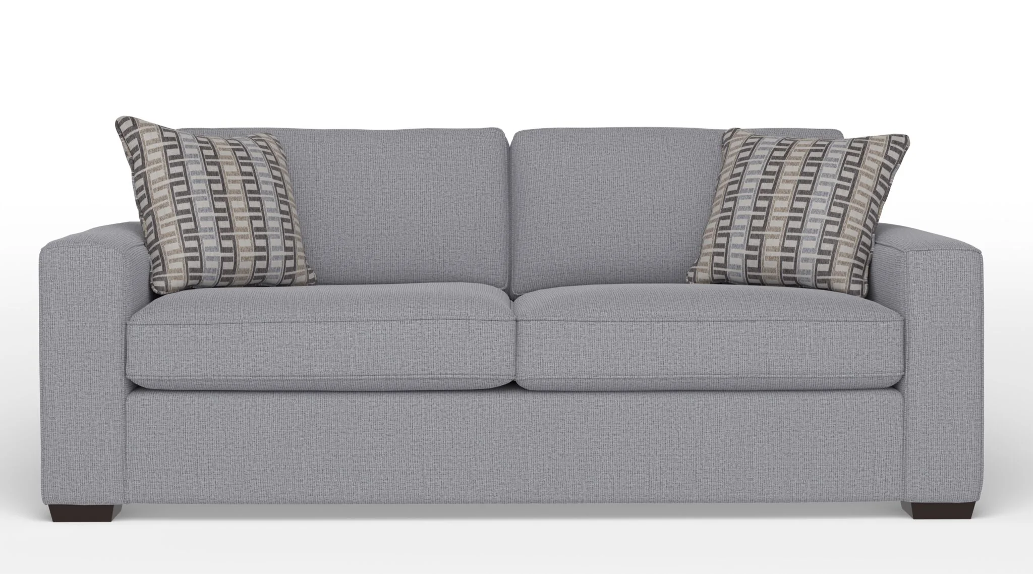 Celeste Queen Sofa Bed with Innerspring Mattress - Safari Light Grey - Image 2