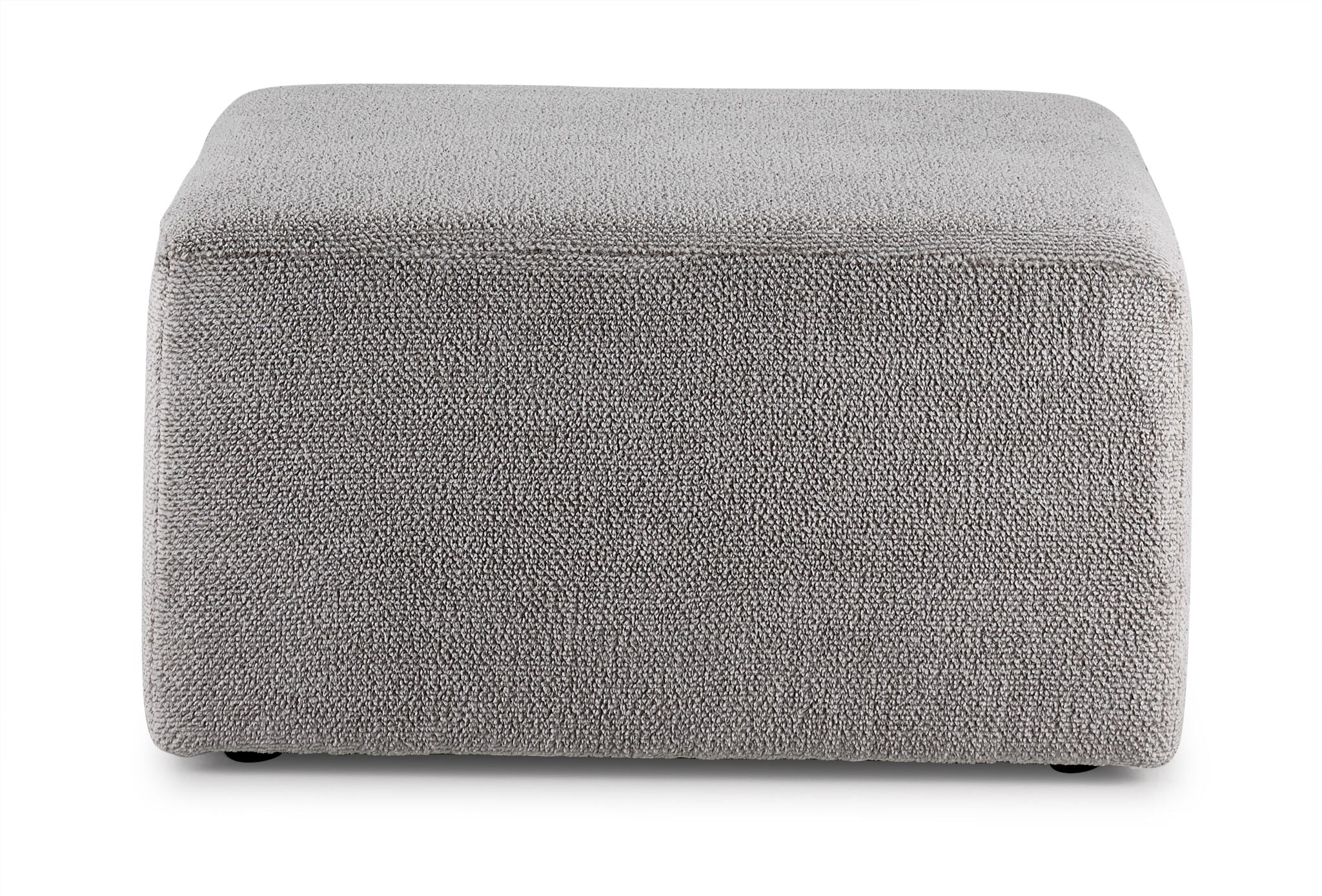 Celeste Square Ottoman - Snoopy Grey - Image 2