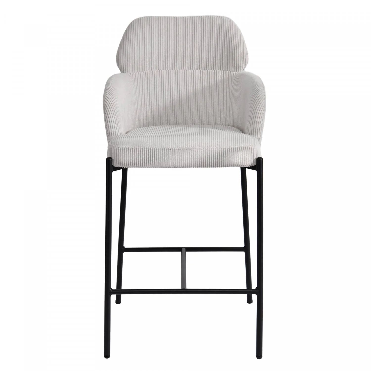 Celon Counter Stool - Corduroy White - Set Of Two - Image 3