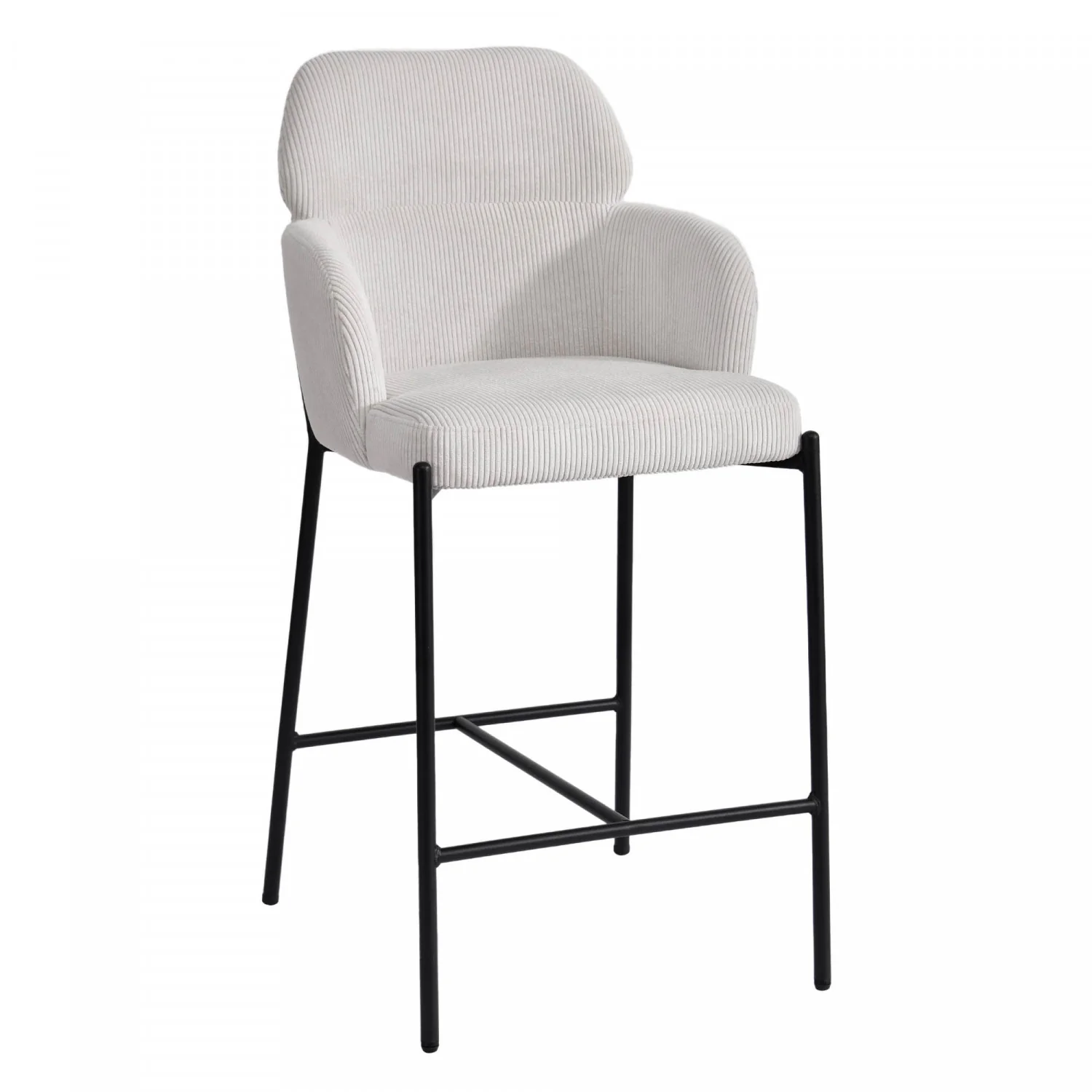 Celon Counter Stool - Corduroy White - Set Of Two - Image 4