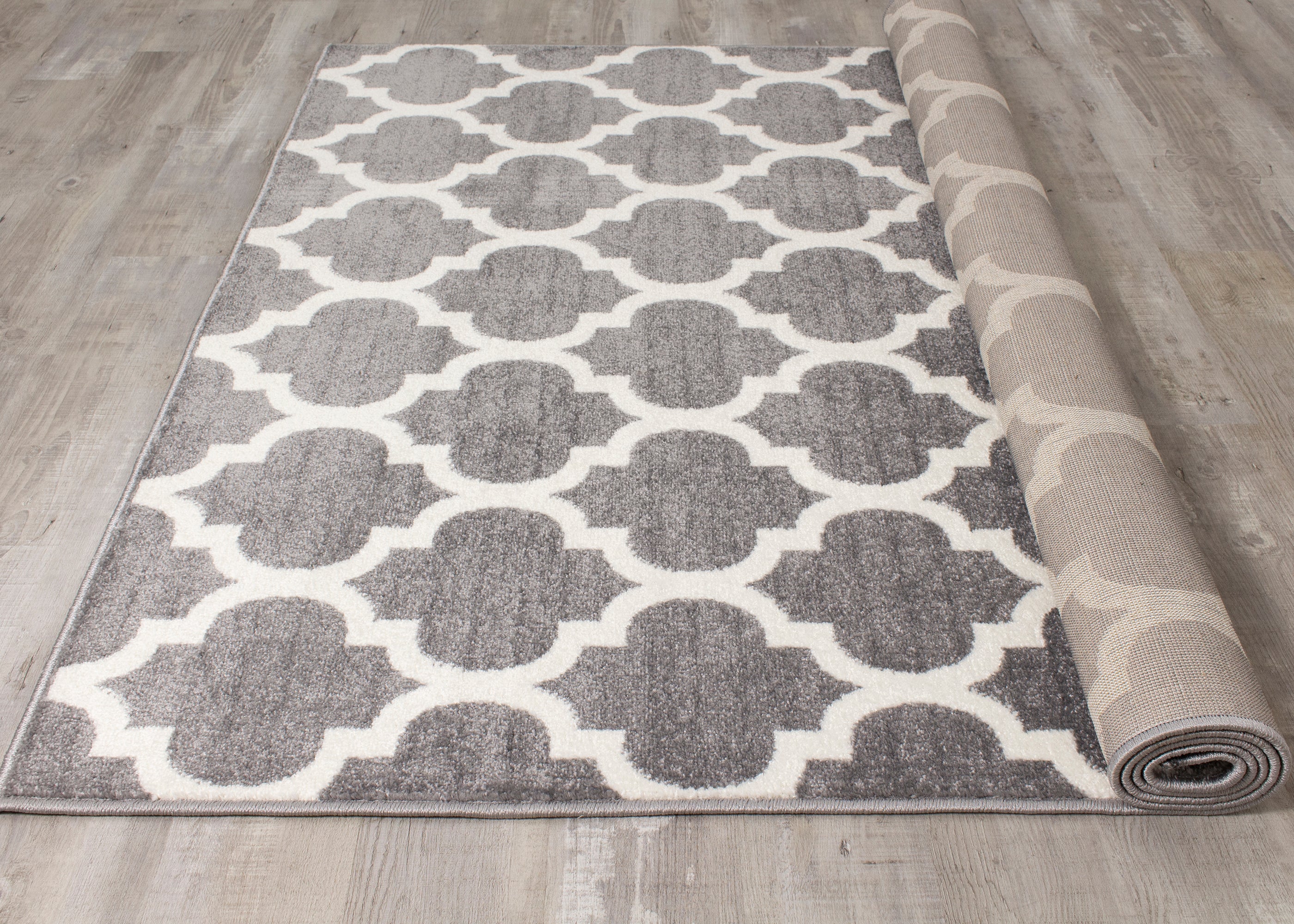 Century 5'3" x 7'7" Area Rug - Grey, Beige - Image 5
