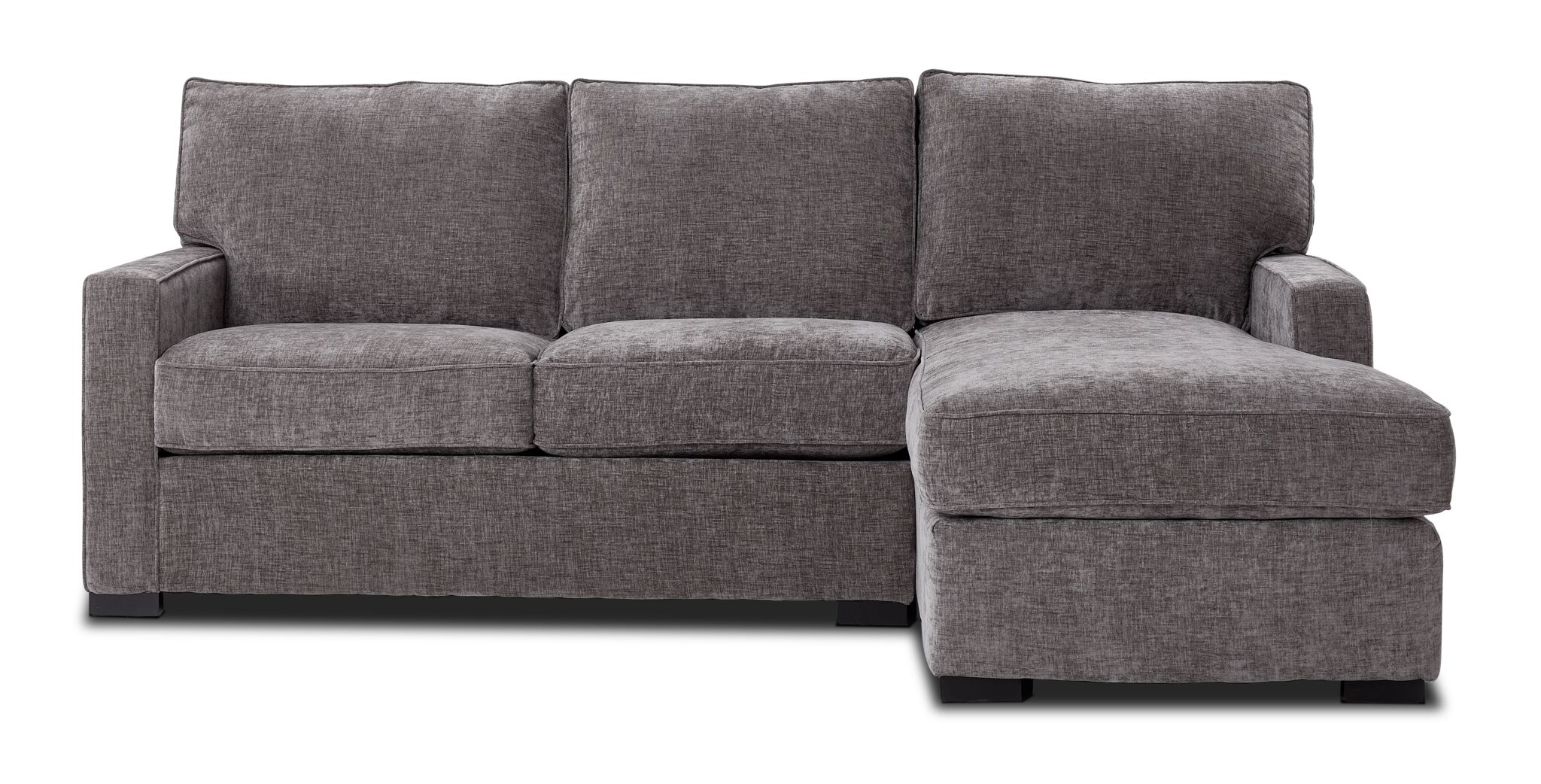 Charlotte 2-Piece Sectional with Right-Facing Chaise - Pewter - Image 4