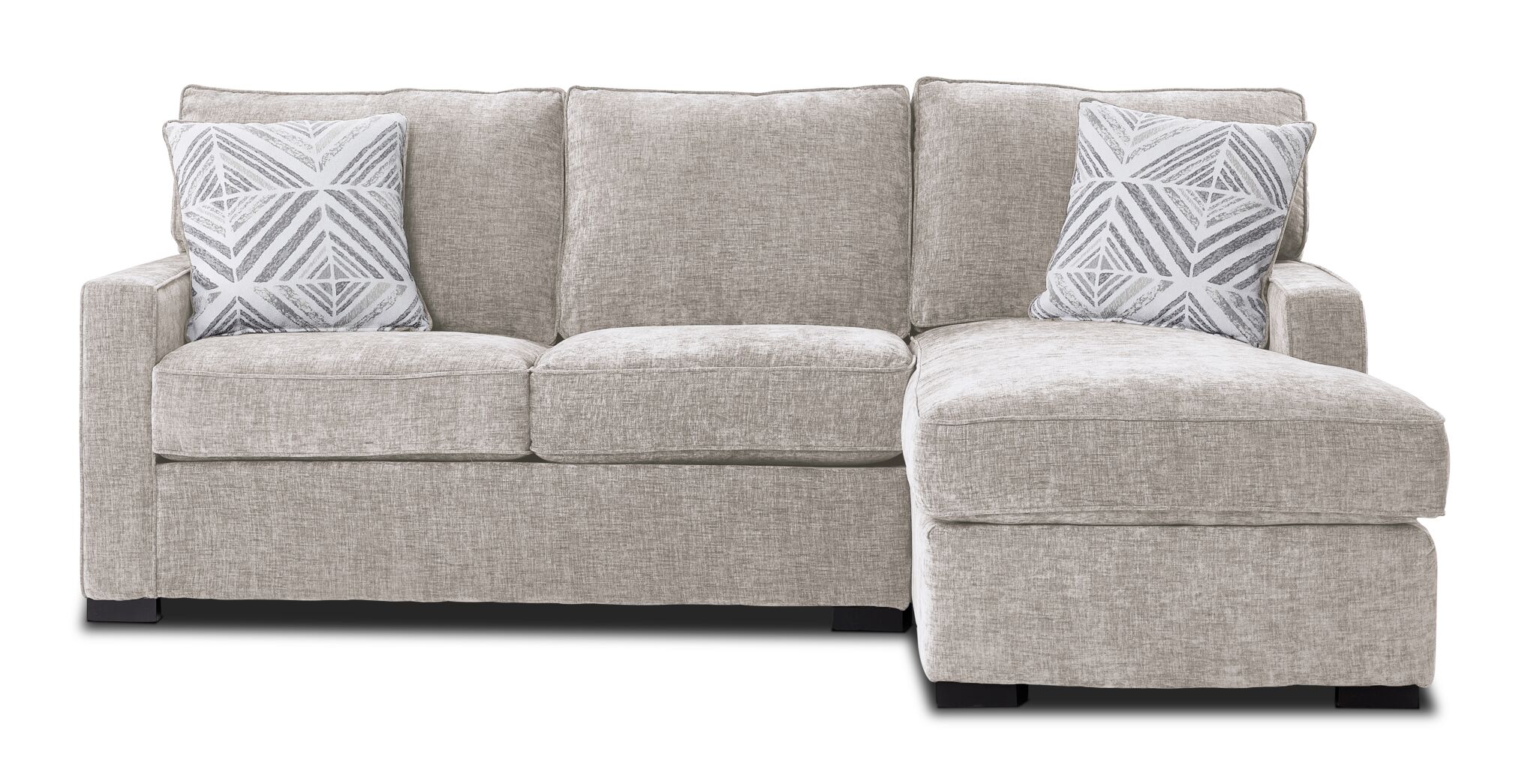 Charlotte 2-Piece Sectional with Right-Facing Chaise - Sand - Image 3