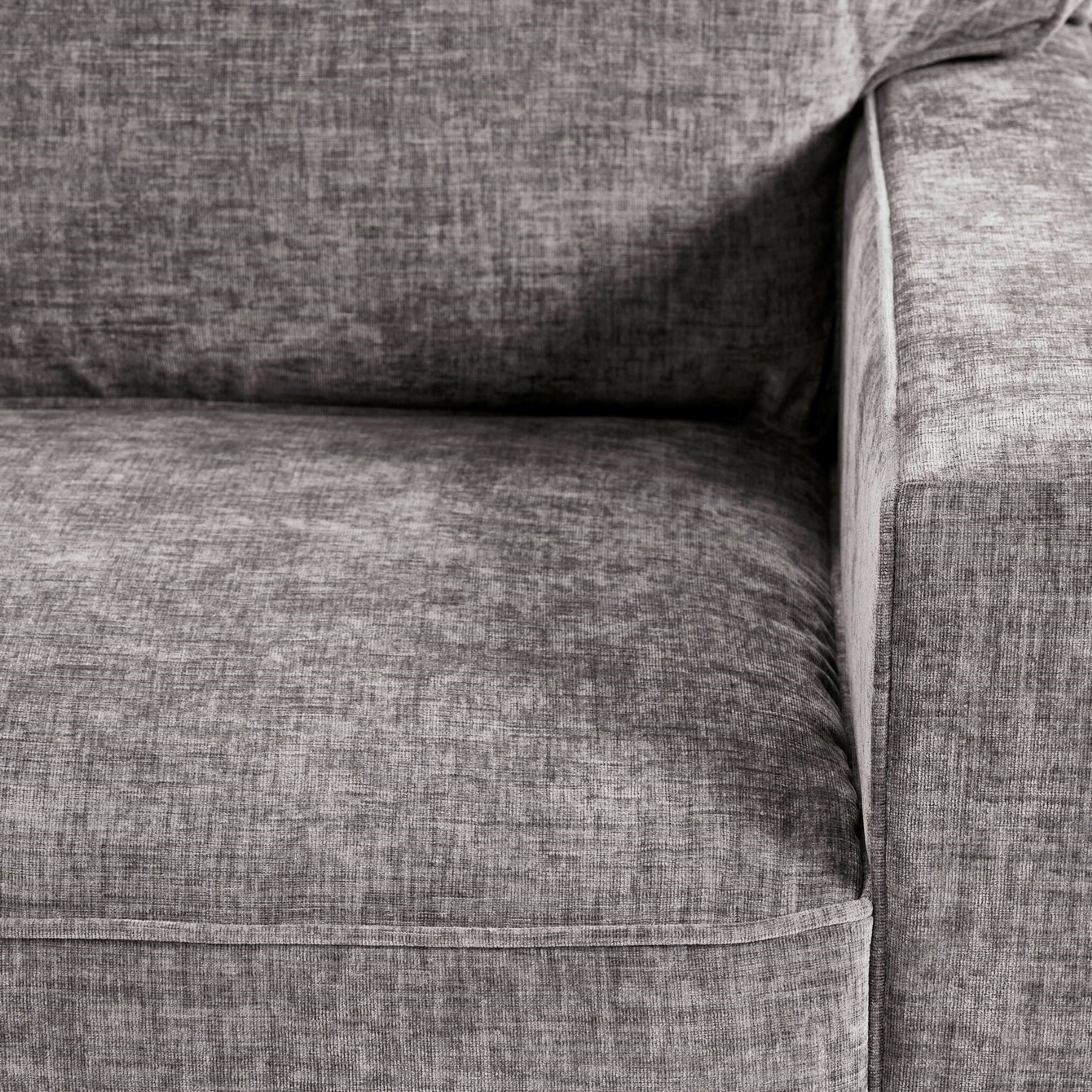 Charlotte 4-Piece Sectional with Left-Facing Chaise - Smoke - Image 6
