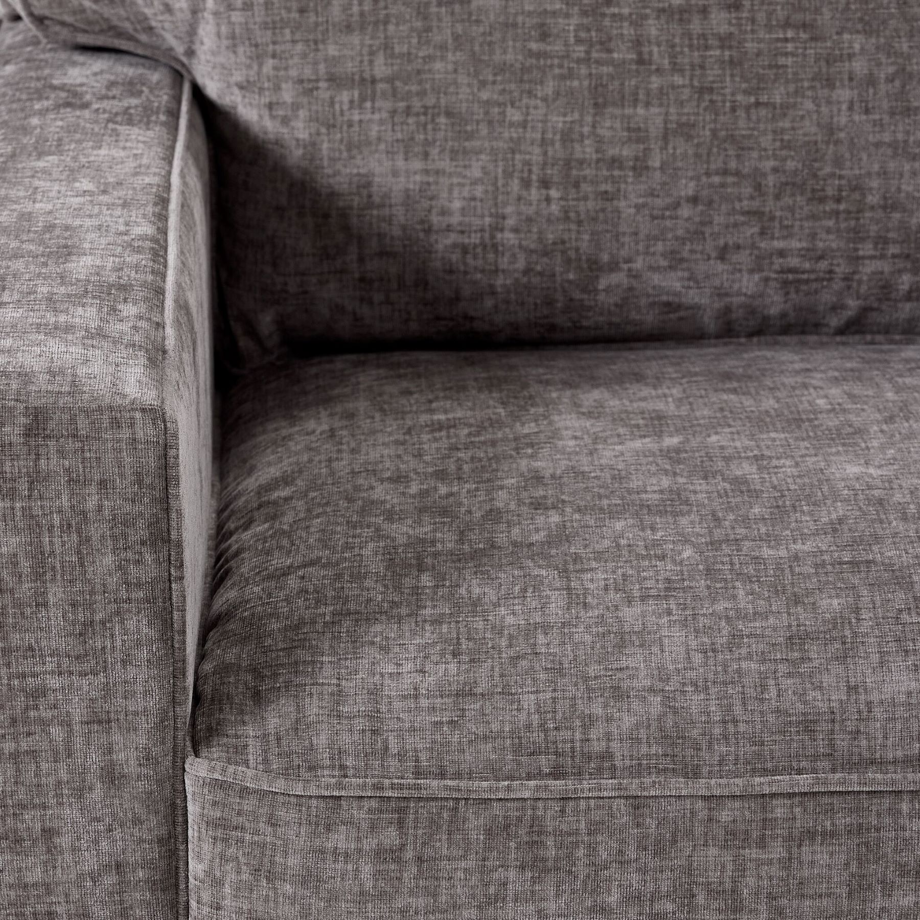 Charlotte 4-Piece Sectional with Right-Facing Chaise - Pewter - Image 6