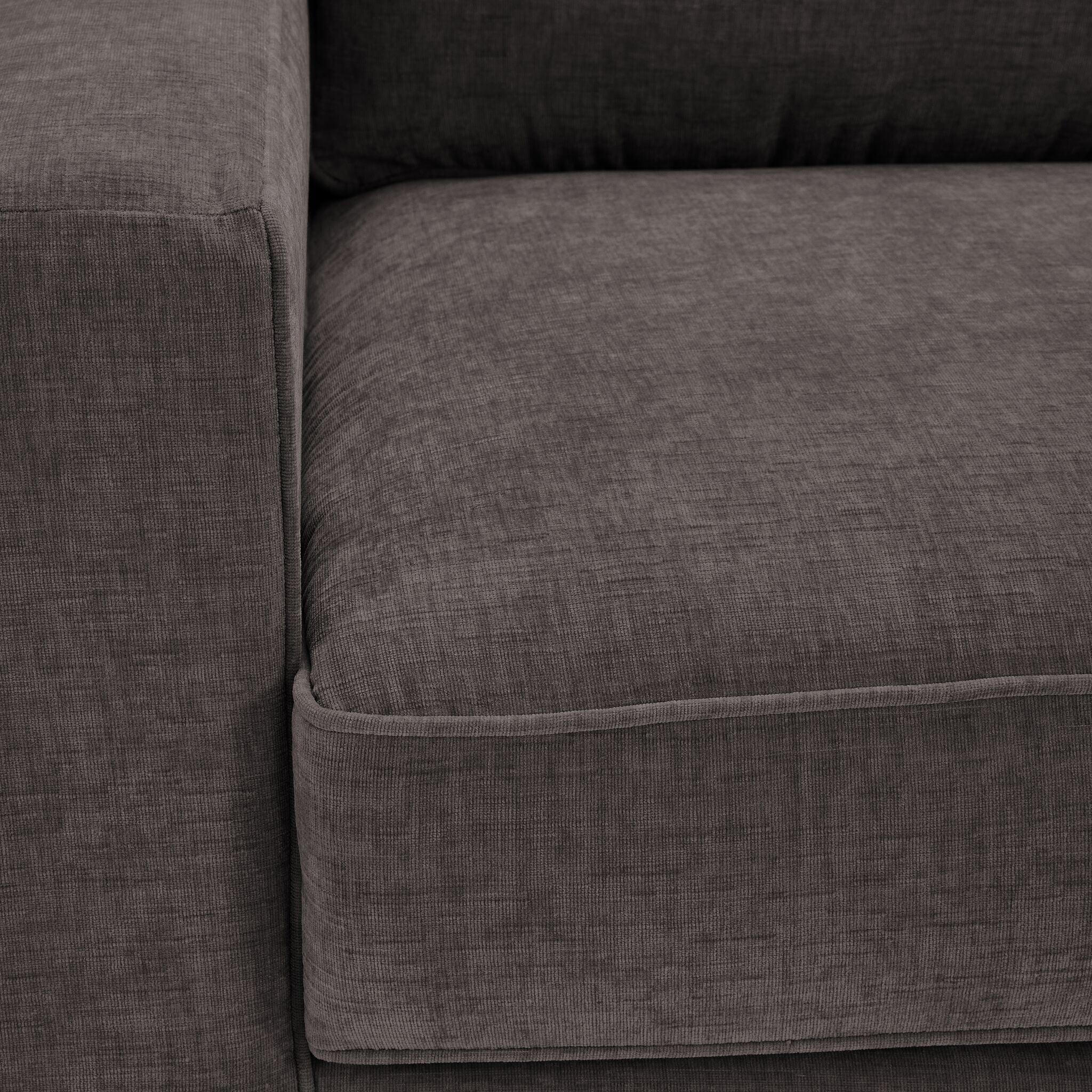 Charlotte Sofa, Loveseat and Chair Set - Pewter - Image 5