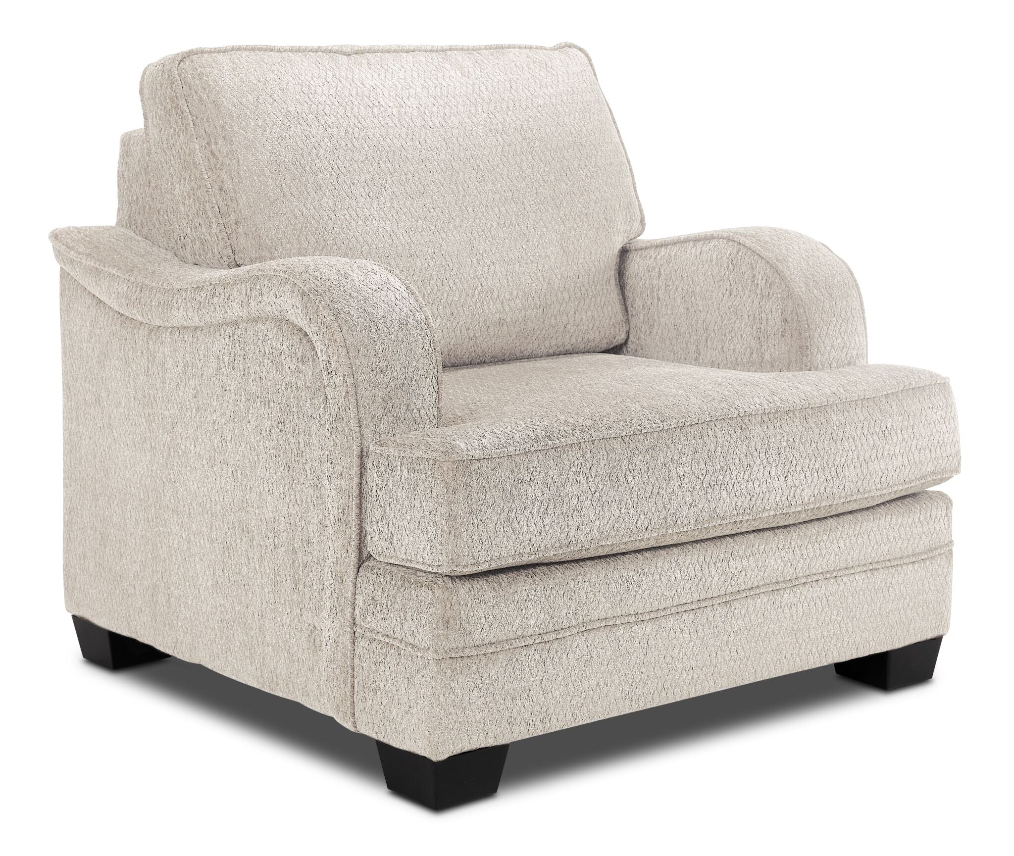 Charmaine Sofa, Loveseat and Chair Set - Pearl - Image 4