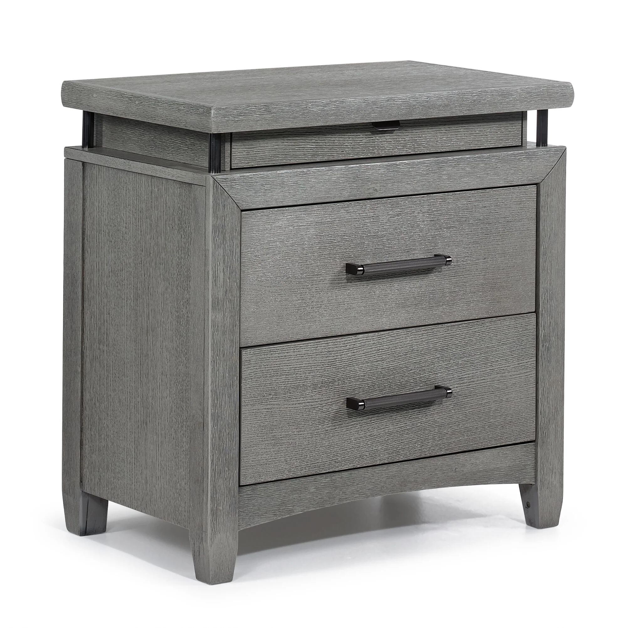 Chelsea 6-Piece King Storage Bed - Grey - Image 4