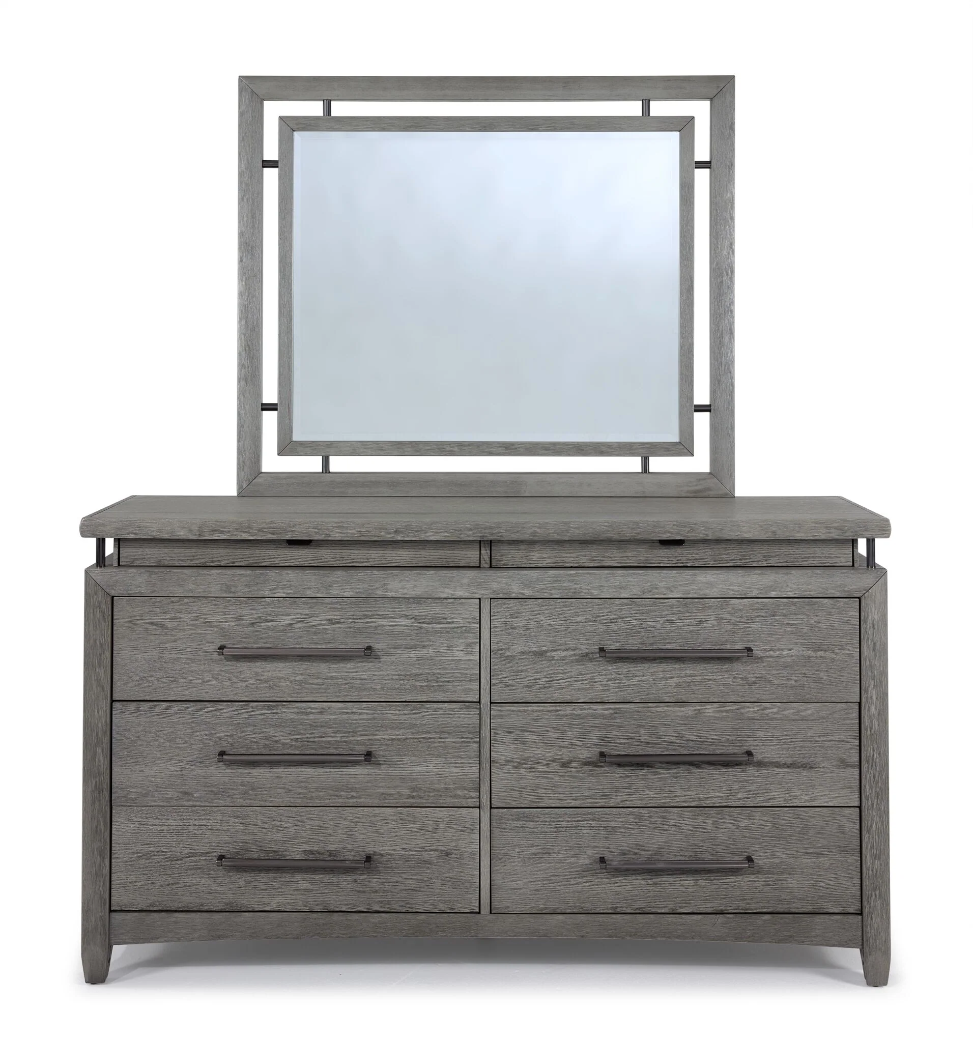 Chelsea 6-Drawer Dresser - Grey - Image 2