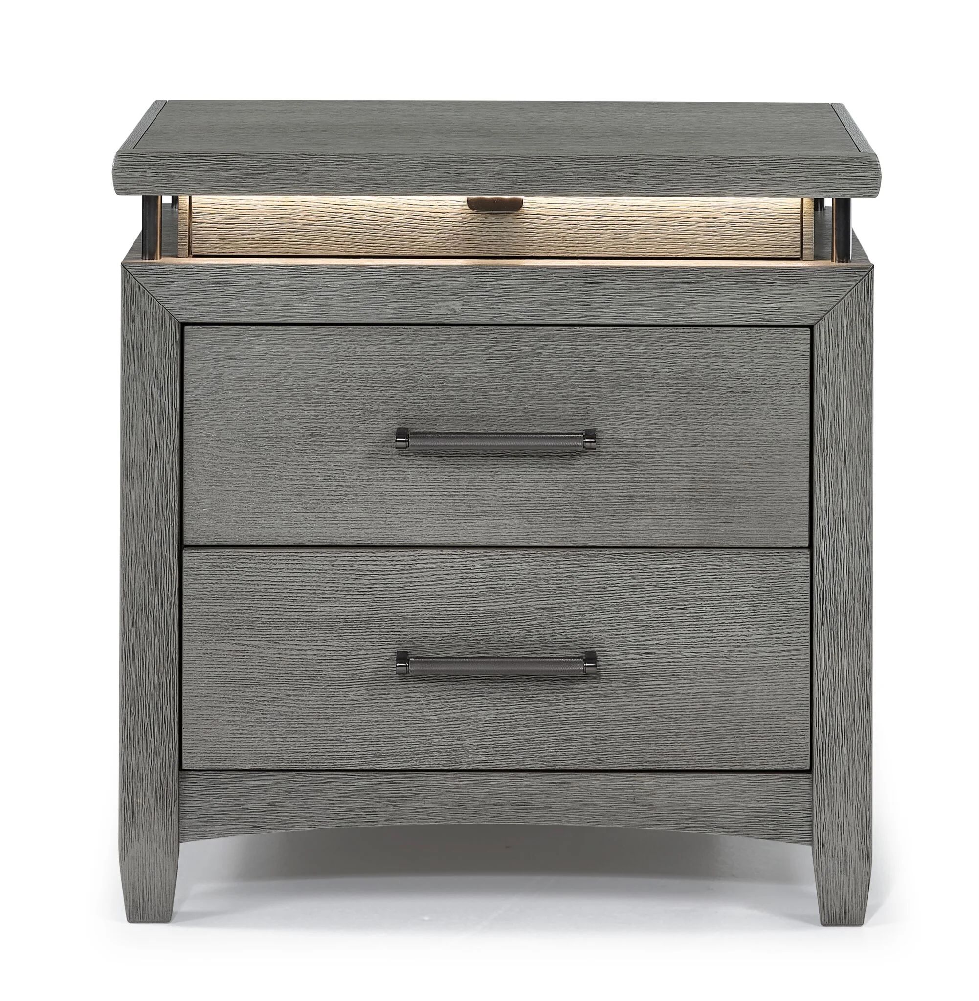 Chelsea Night Table - Grey - Image 6