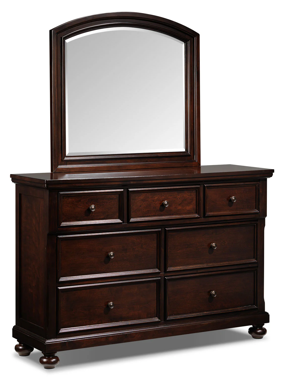 Chester 6-Piece King Storage Bedroom Package - Cherry - Image 4