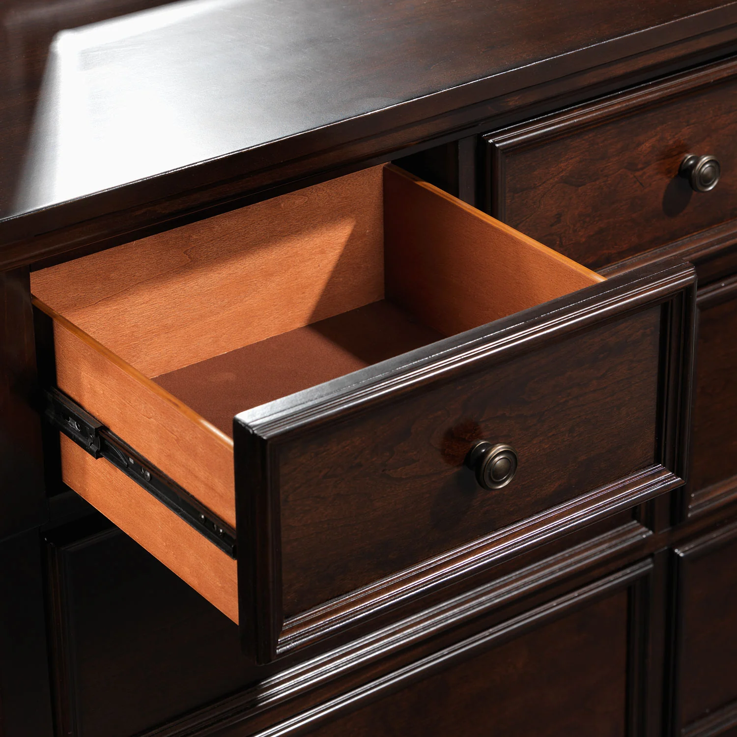 Chester 6-Piece King Storage Bedroom Package - Cherry - Image 8