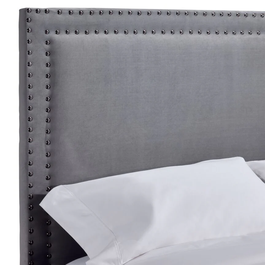 Chloe 3-Piece Queen Bed - Grey - Image 3