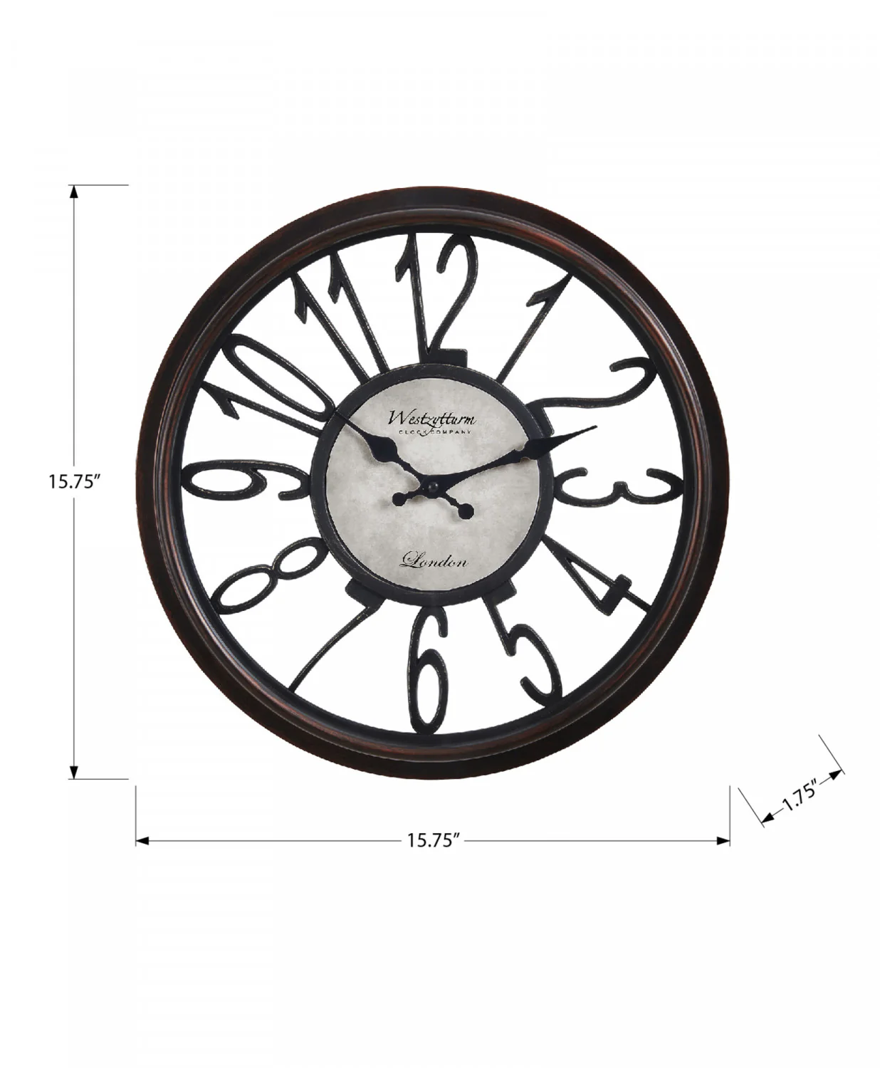 Chronos Clock - Brown - Image 3