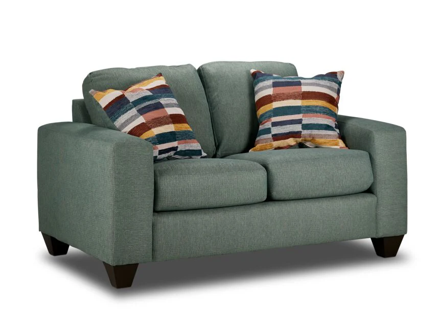 Cindy Sofa and Loveseat Set- Jade - Image 3