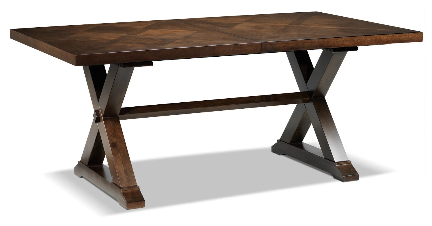 Claira 7-Piece Extendable Dining Set - Rustic Brown - Image 3