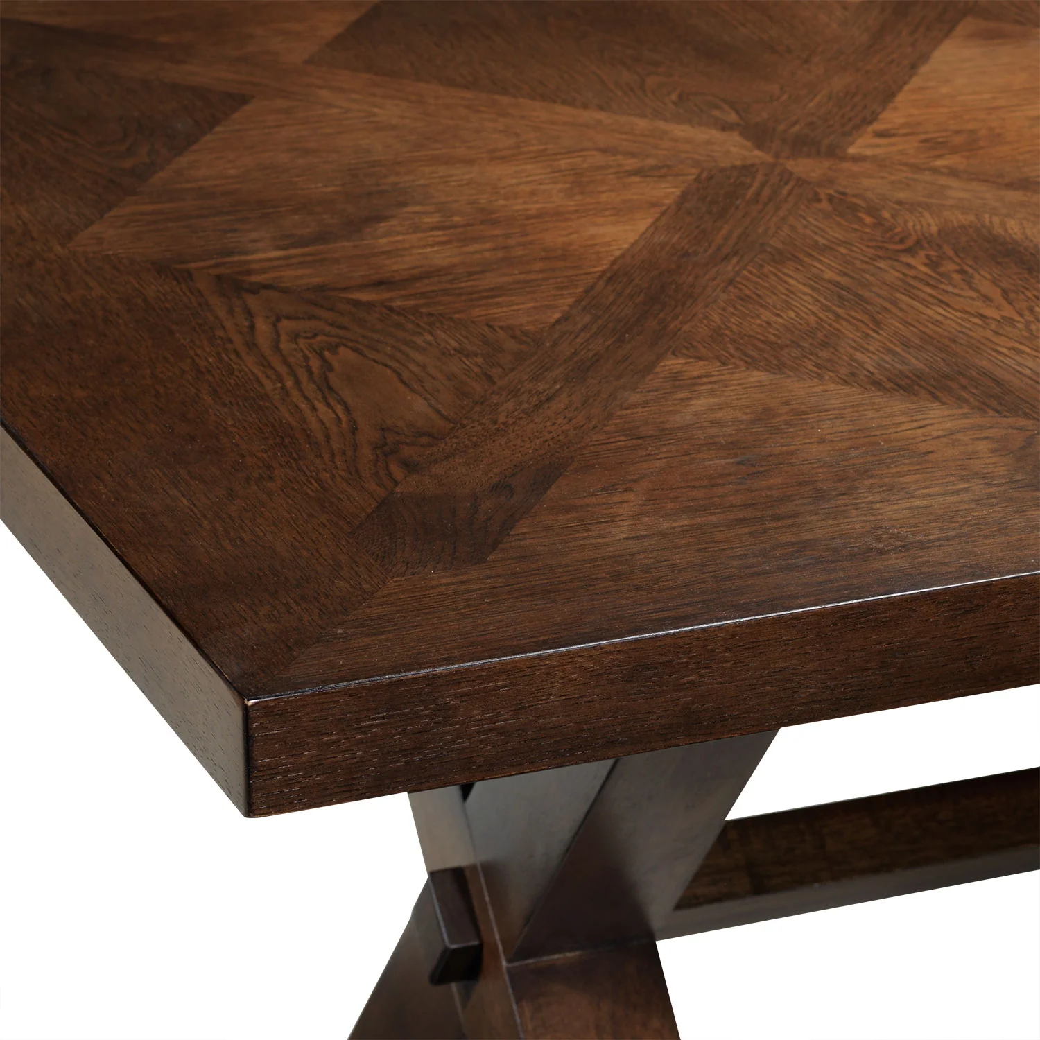 Claira Extendable Dining Table - Rustic Brown - Image 3