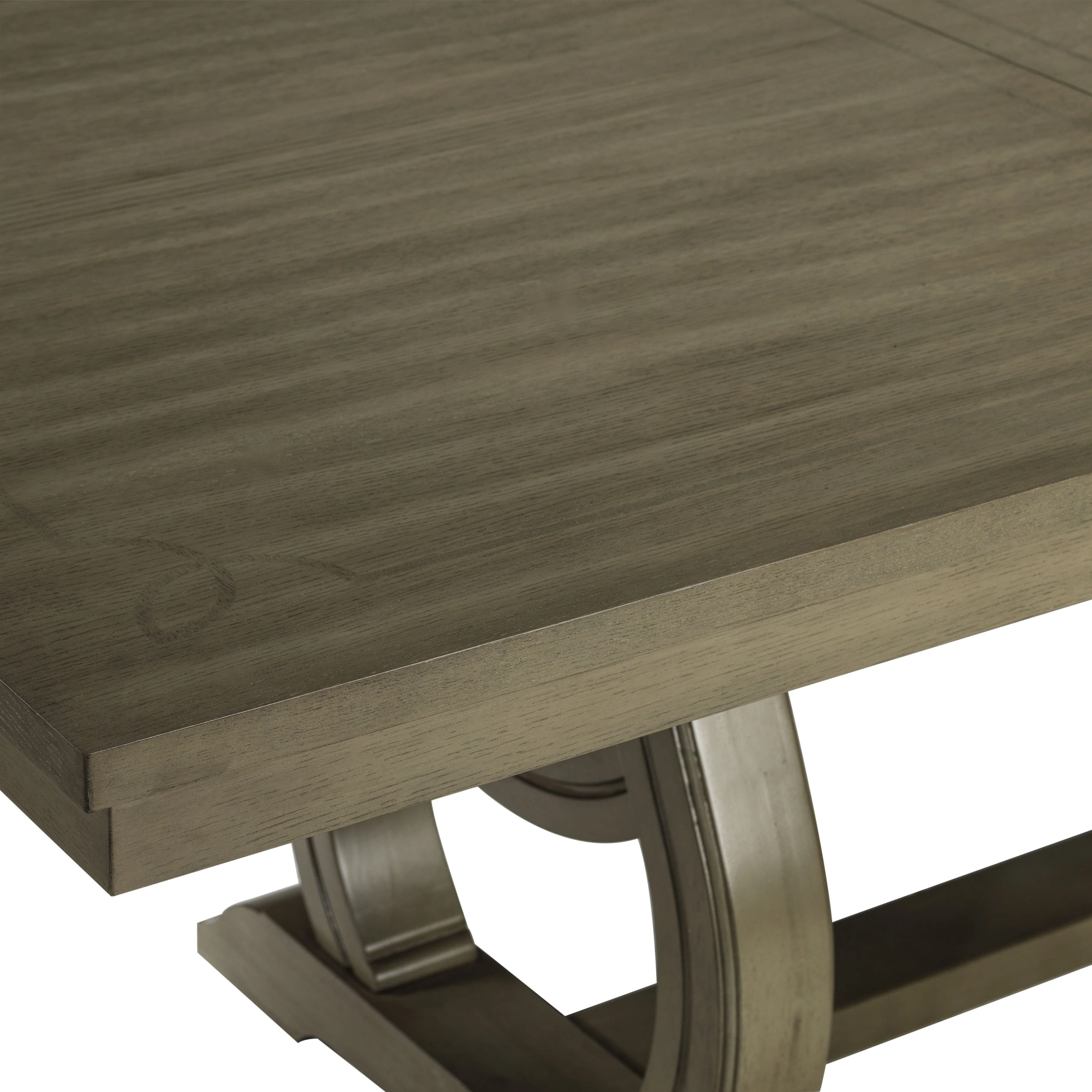 Cleopatra 7-Piece Extendable Dining Set - Oak - Image 9