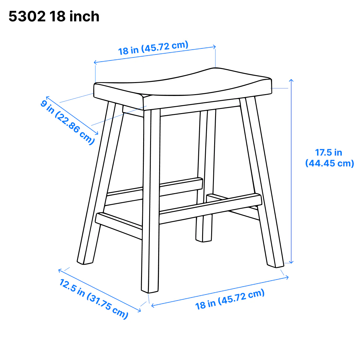 Colt Counter Stool - Cherry - Set of Two - Image 4