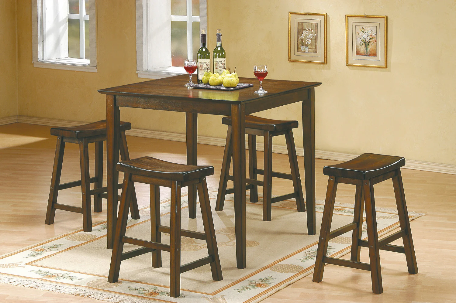 Colt Dining Stool - Cherry - Set of Two - Image 2