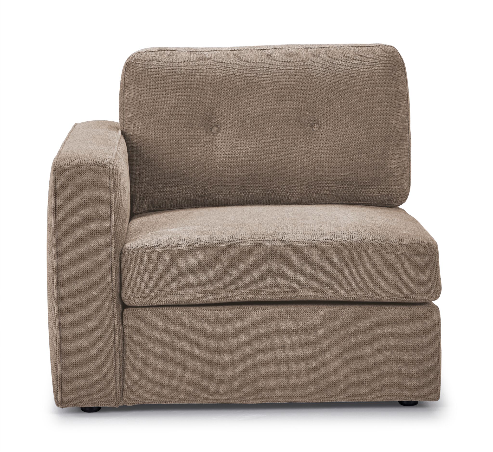 Feeling Connected - Connex 3-Piece Modular Chair with Storage Console - Beige - Image 3