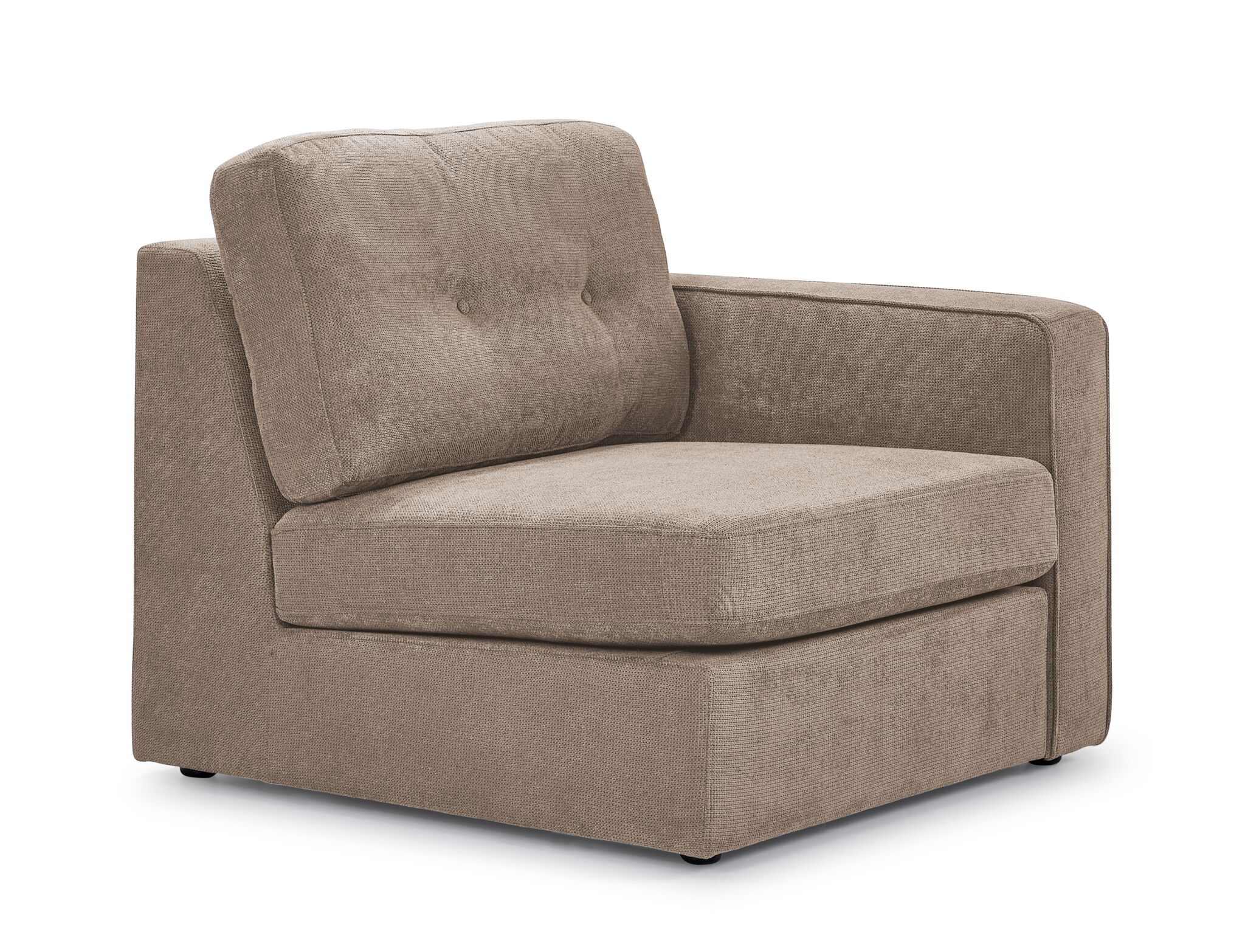 Feeling Connected - Connex 3-Piece Modular Chair with Storage Console - Beige - Image 5