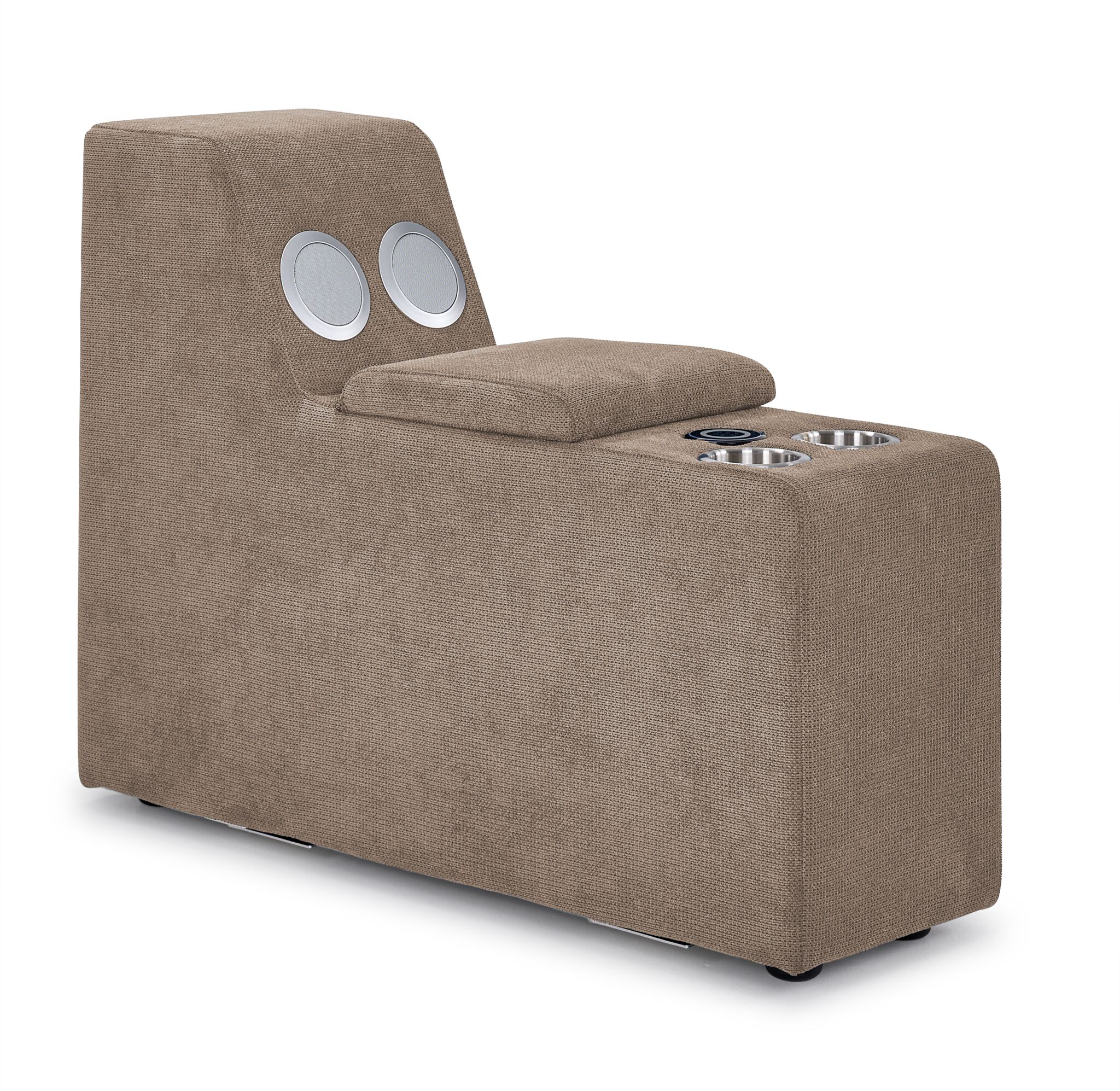 Feeling Connected - Connex 3-Piece Modular Chair with Storage Console - Beige - Image 7