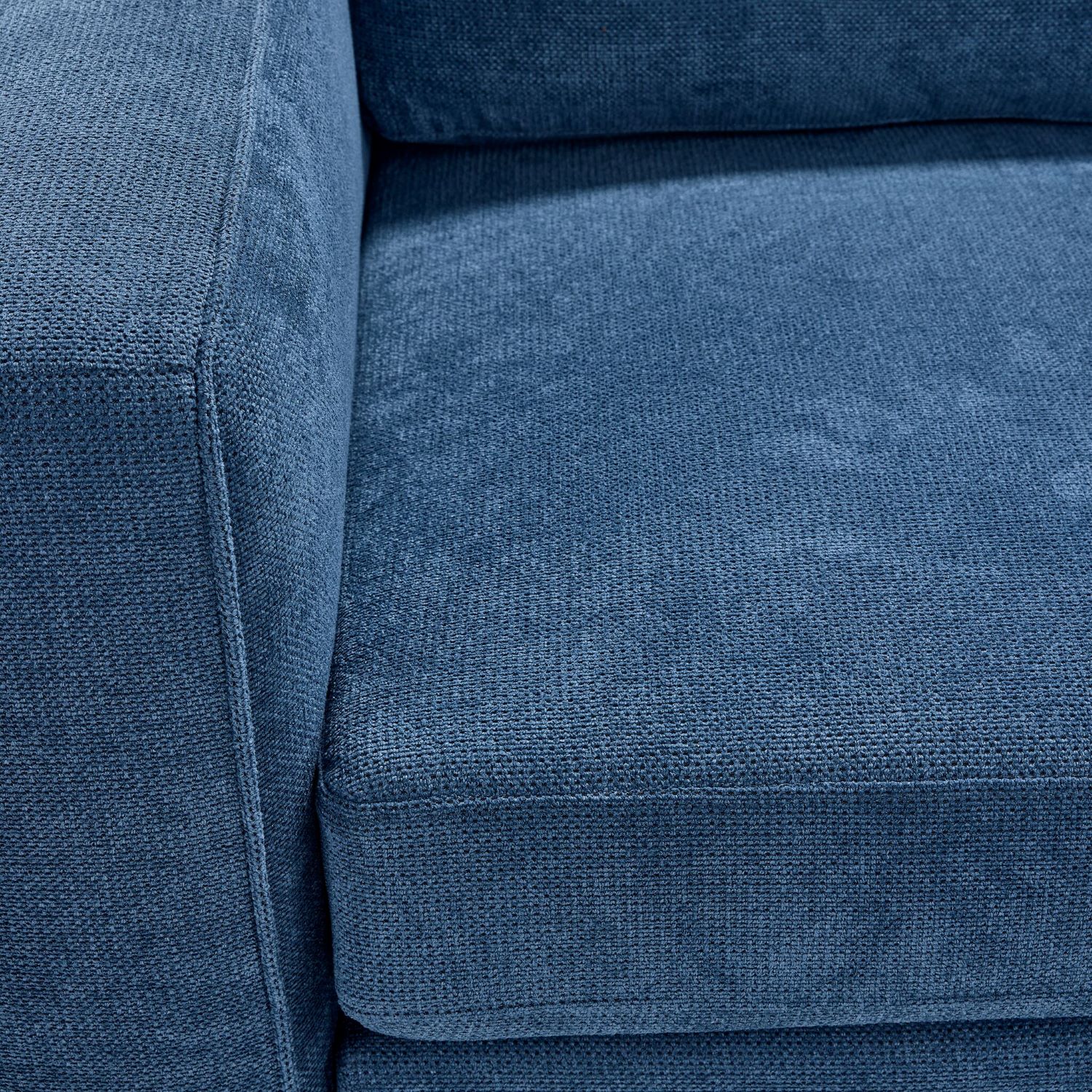 Feeling Connected - Connex 3-Piece Modular Chair with Storage Console - Blue - Image 10