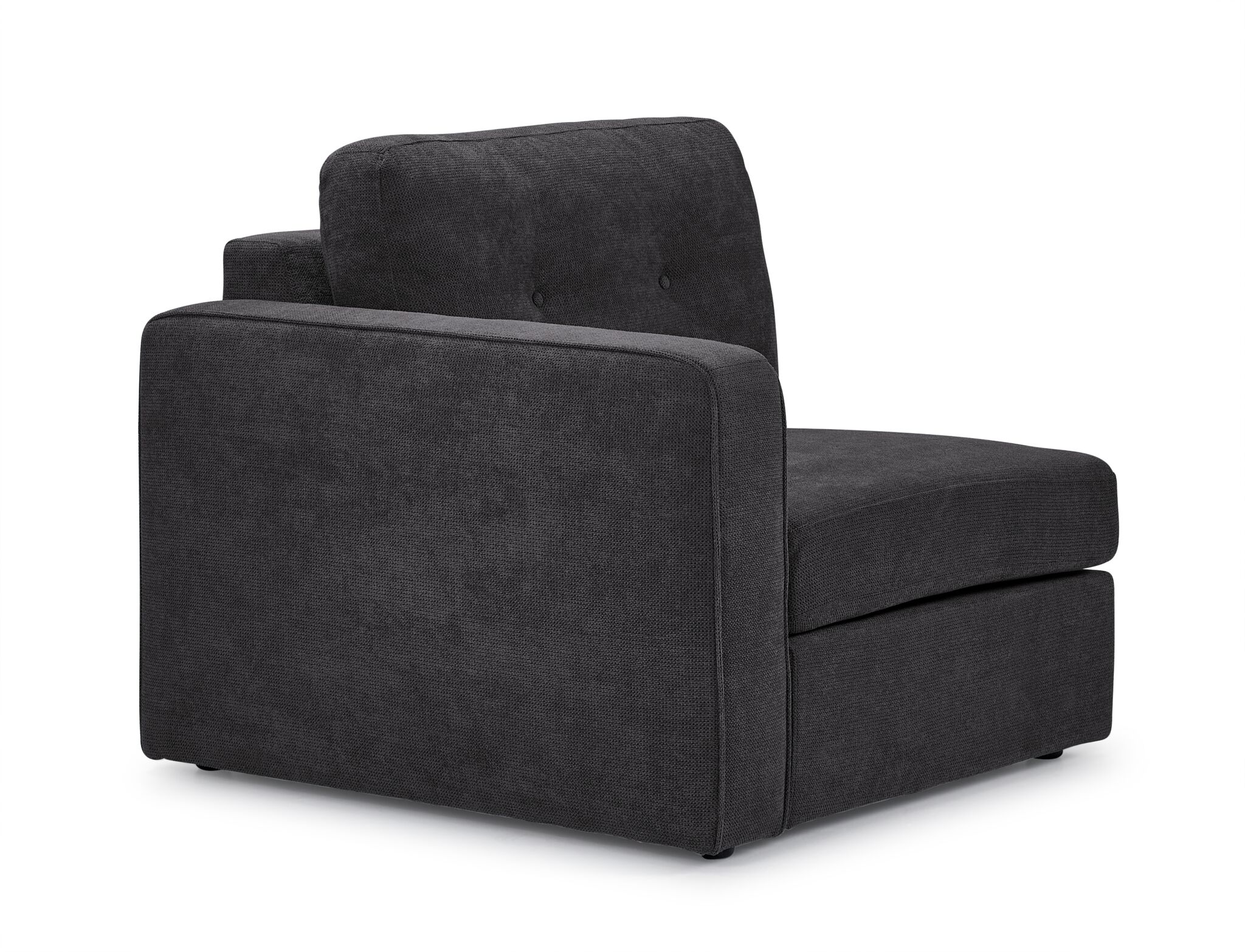 Feeling Connected - Connex 3-Piece Modular Chair with Storage Console - Dark Grey - Image 5