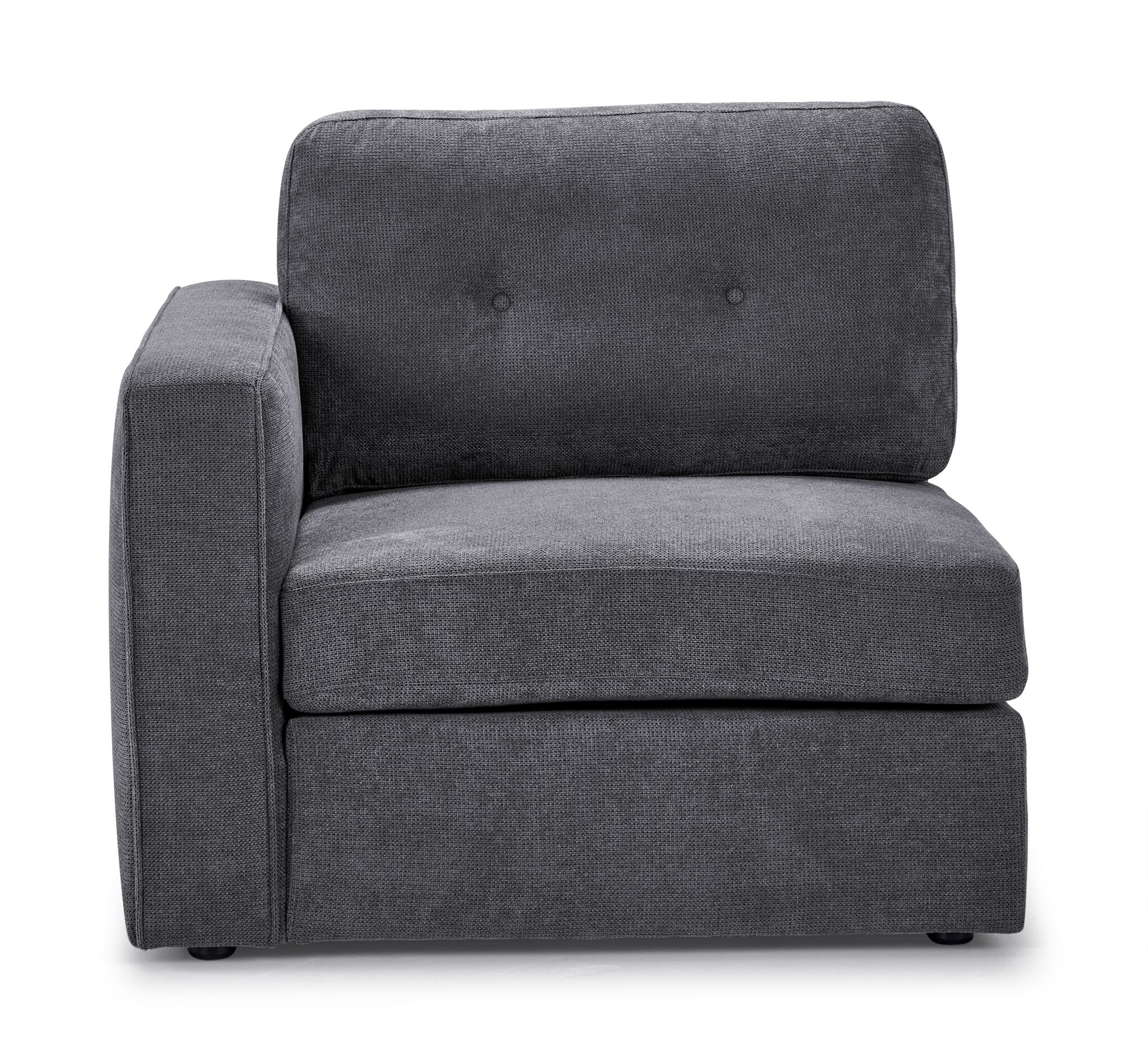 Feeling Connected - Connex 3-Piece Modular Chair with Storage Console - Light Grey - Image 6